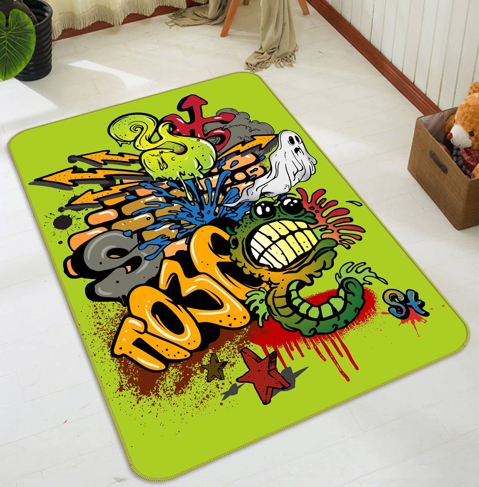 3D Pattern 29218 Non Slip Rug Mat