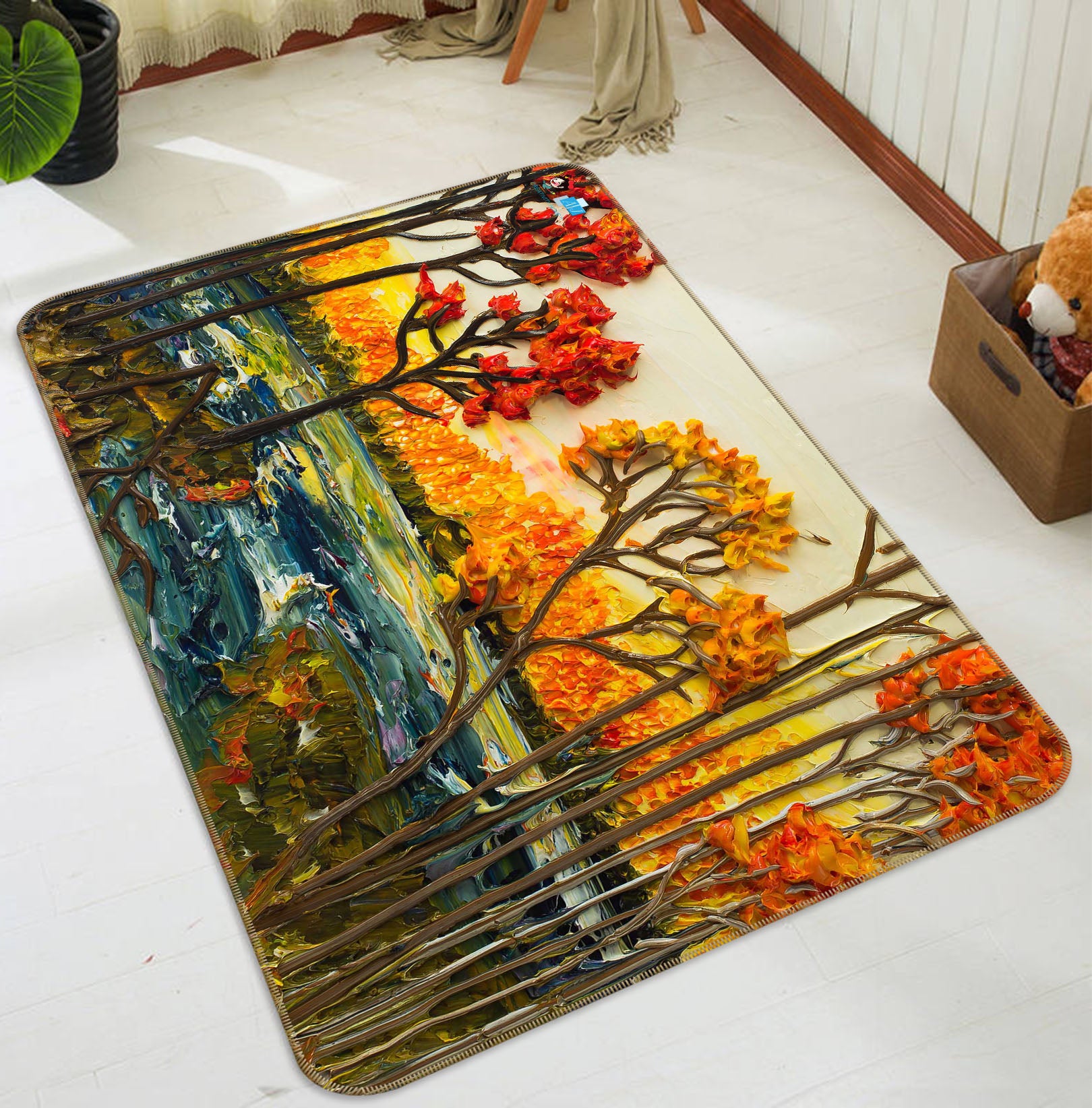 3D Forest 66097 Non Slip Rug Mat