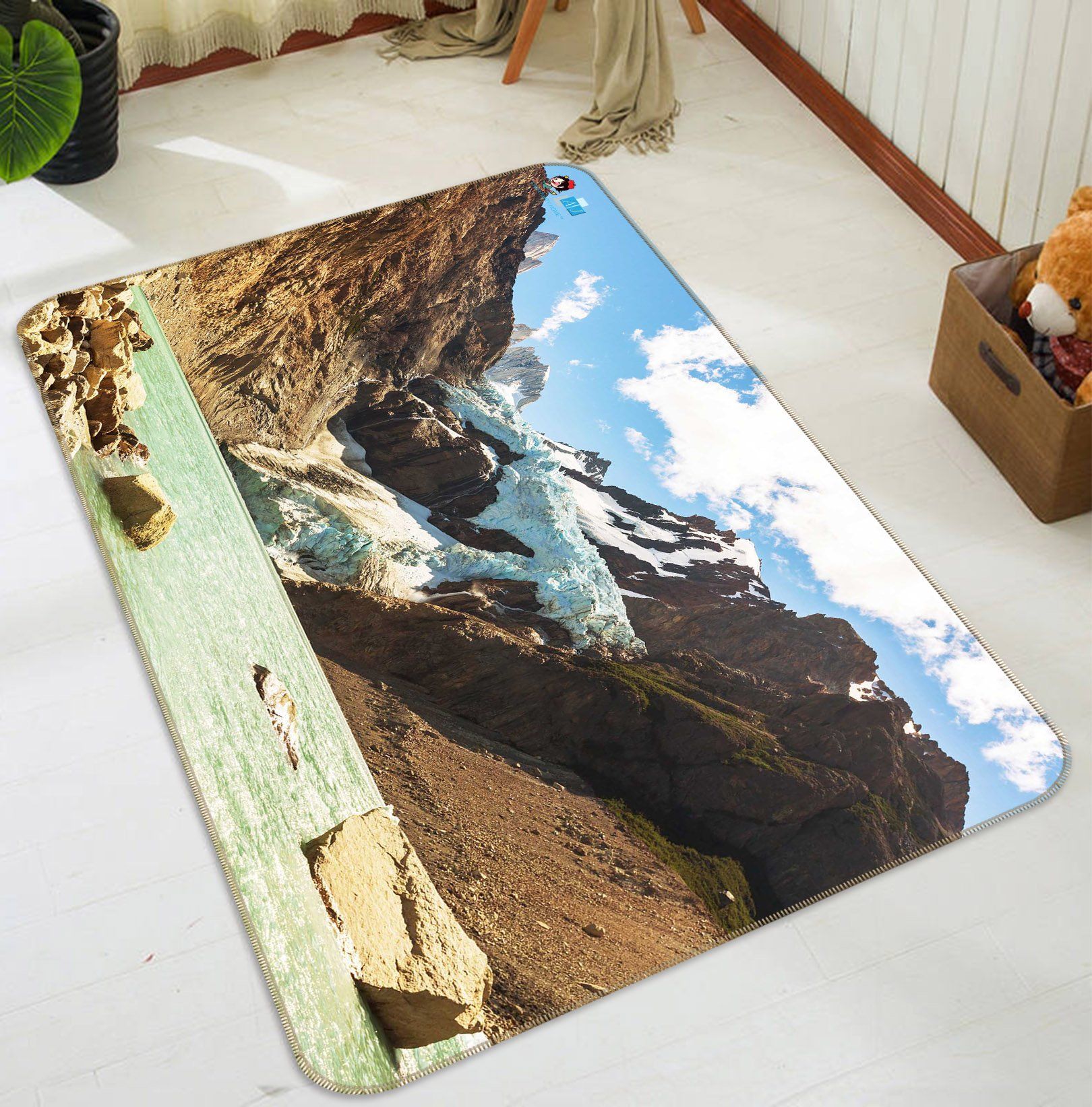 3D Melting Mountain 408 Non Slip Rug Mat Mat AJ Creativity Home 