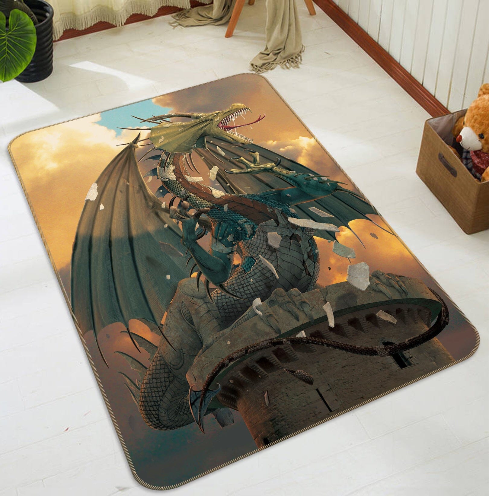 3D The Awakening 1072 Vincent Hie Rug Non Slip Rug Mat Mat AJ Creativity Home 