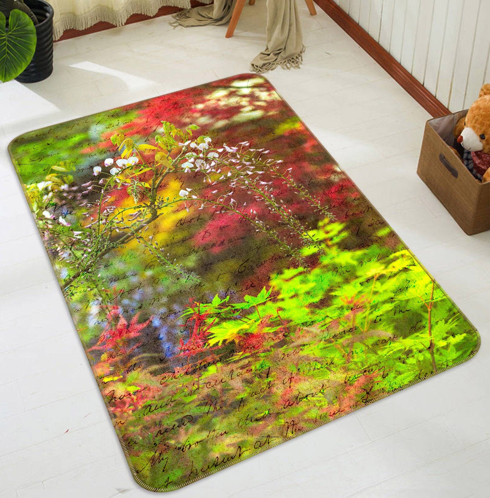 3D Spring Garden 1025 Assaf Frank Rug Non Slip Rug Mat Mat AJ Creativity Home 