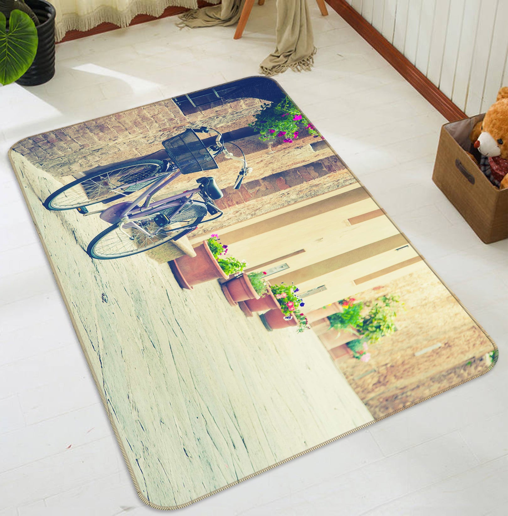 3D Street Bike 67189 Vehicle Non Slip Rug Mat