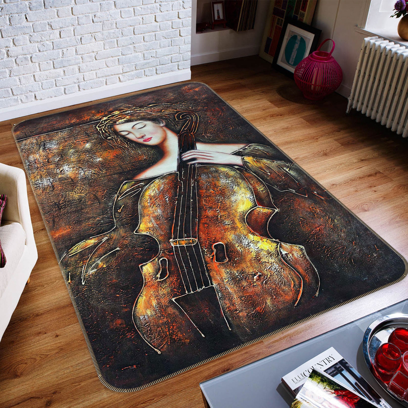 3D Cello 76203 Non Slip Rug Mat