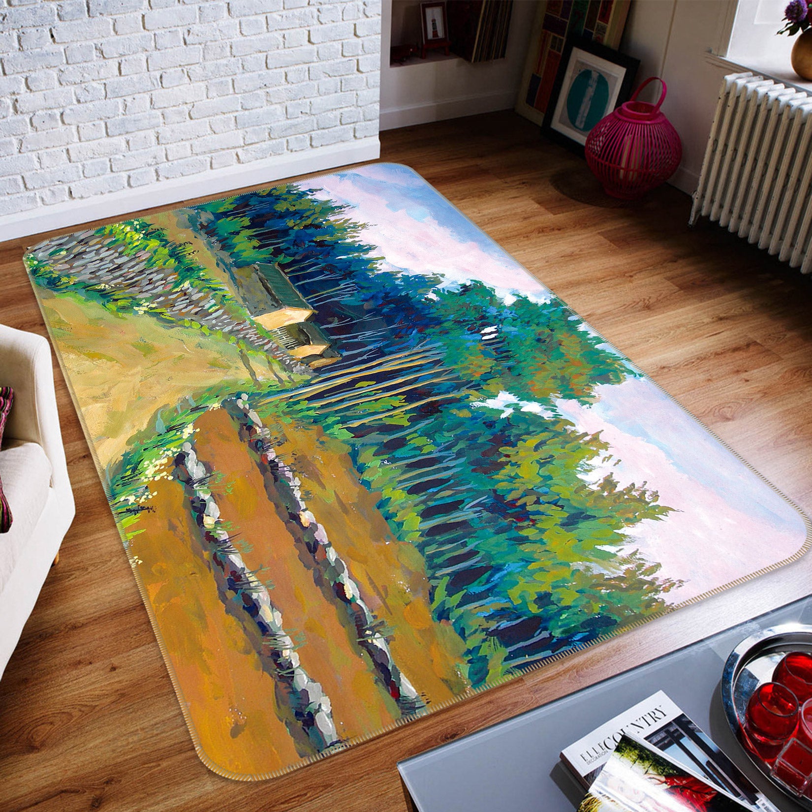 3D Field 75170 Non Slip Rug Mat