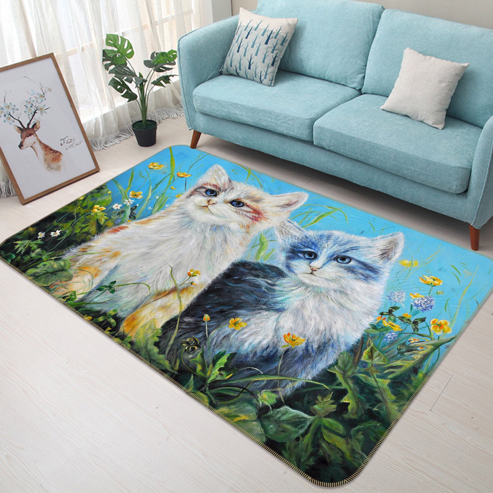 3D Kitten 33136 Non Slip Rug Mat