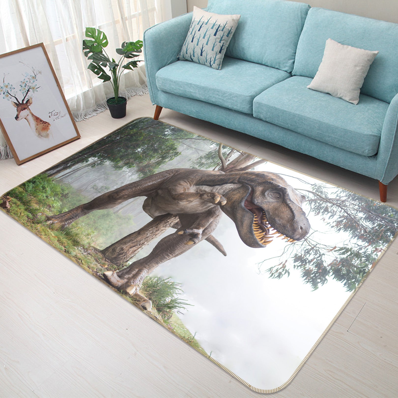 3D Dinosaur 68204 Animal Non Slip Rug Mat
