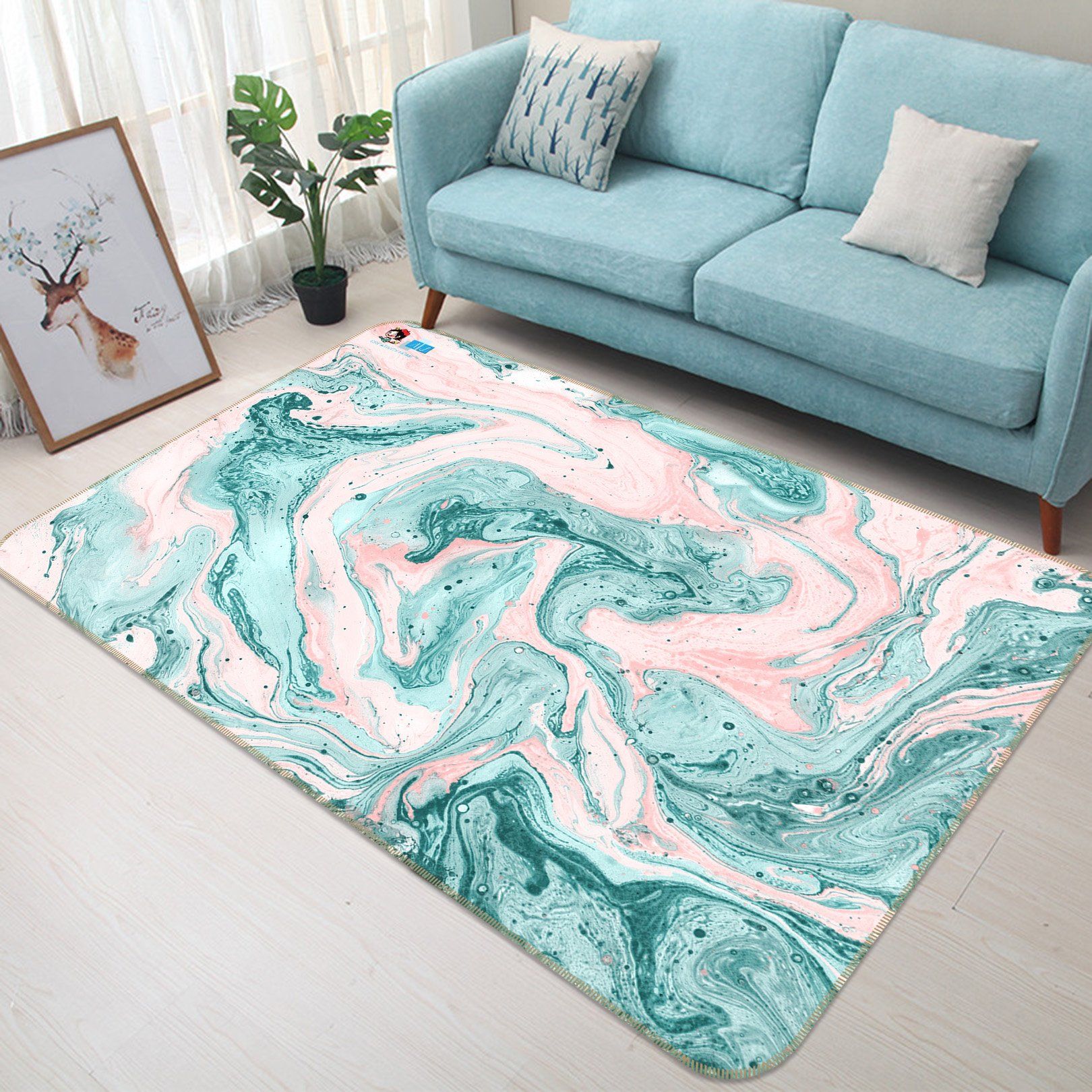 3D Corrugation 372 Non Slip Rug Mat Mat AJ Creativity Home 