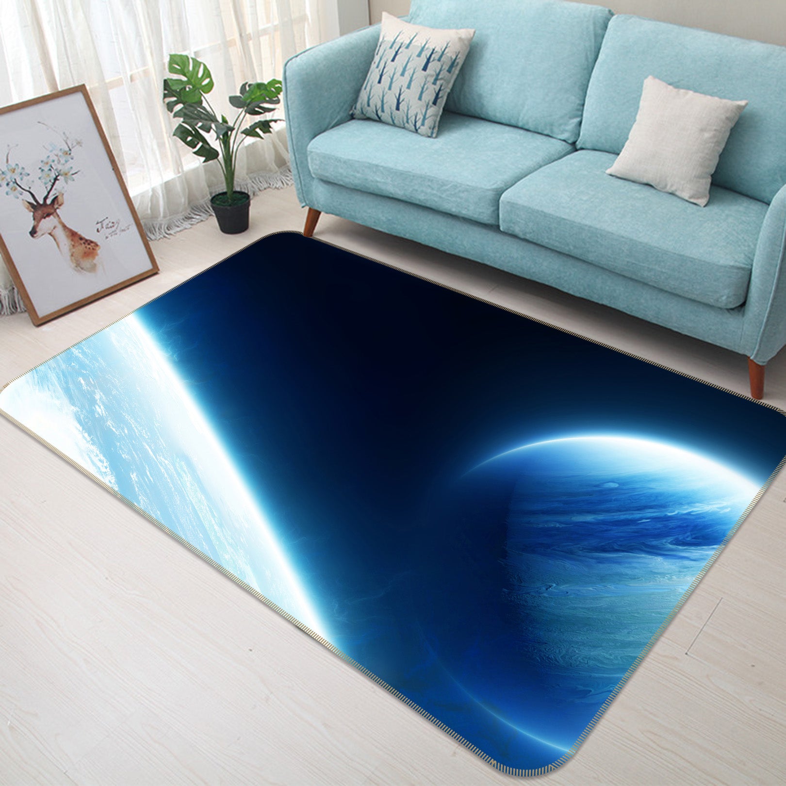 3D Planet 31126 Non Slip Rug Mat