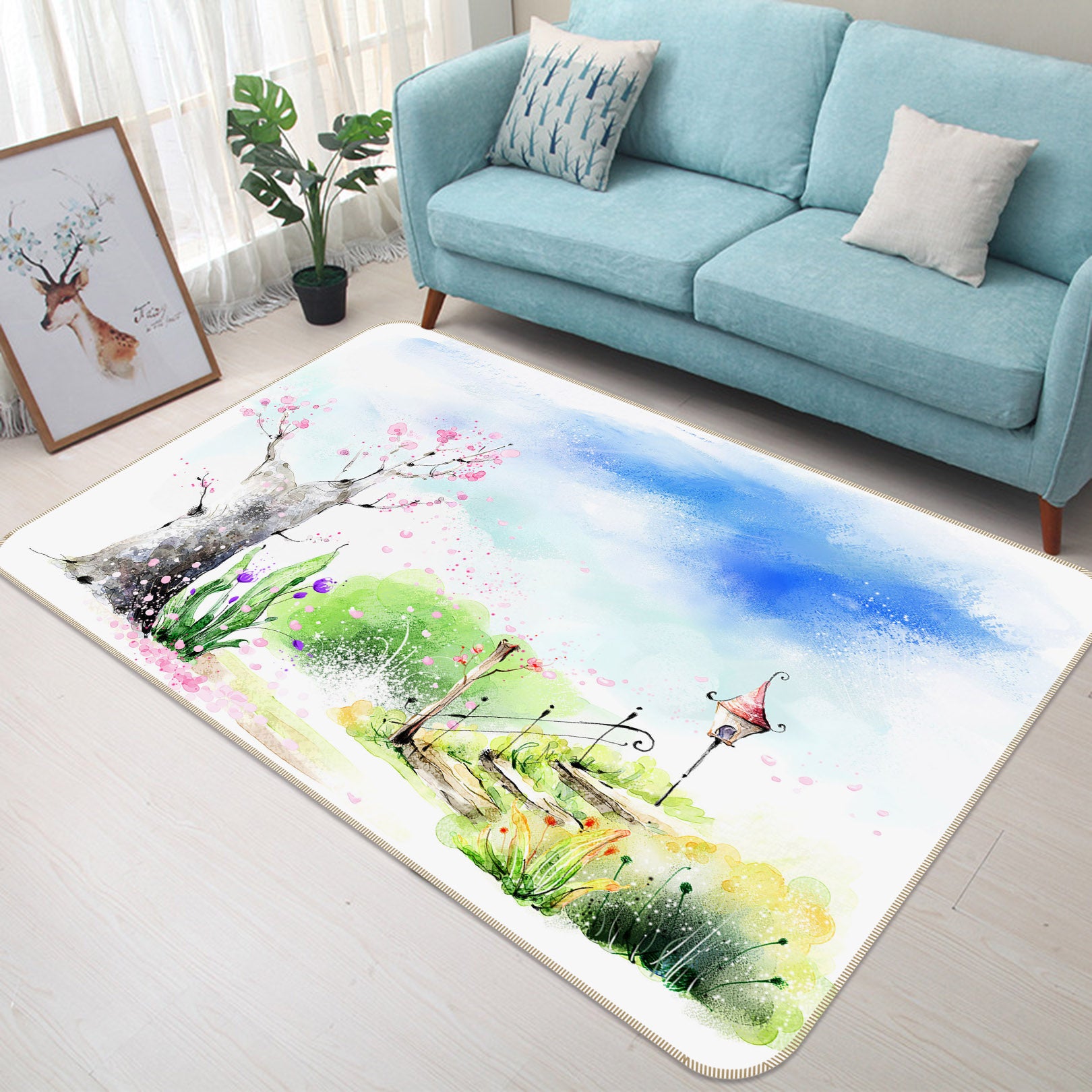 3D Grass Path 33130 Non Slip Rug Mat