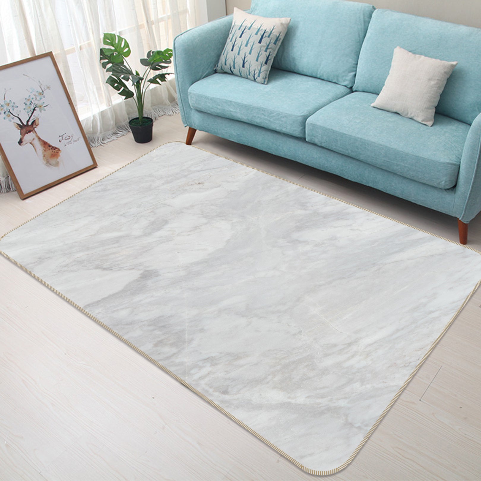 3D Marbling 31092 Non Slip Rug Mat
