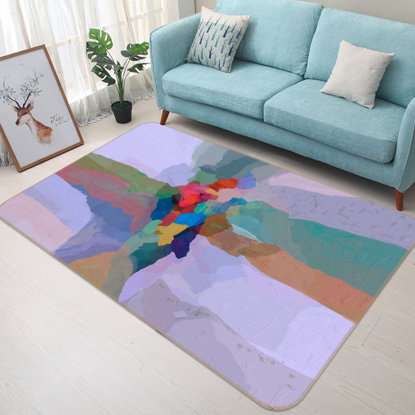 3D Color Art 103 Michael Tienhaara Rug Non Slip Rug Mat Mat AJ Creativity Home 