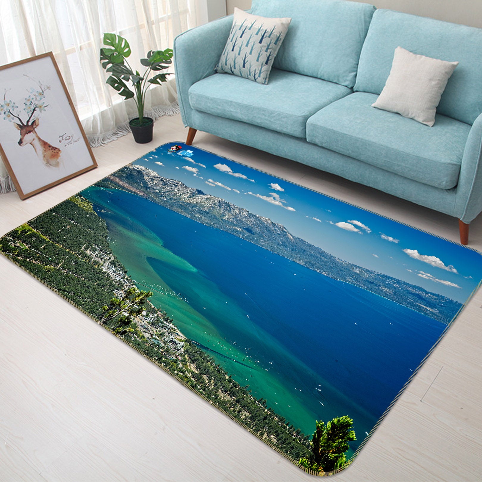 3D Ocean 62063 Kathy Barefield Rug Non Slip Rug Mat