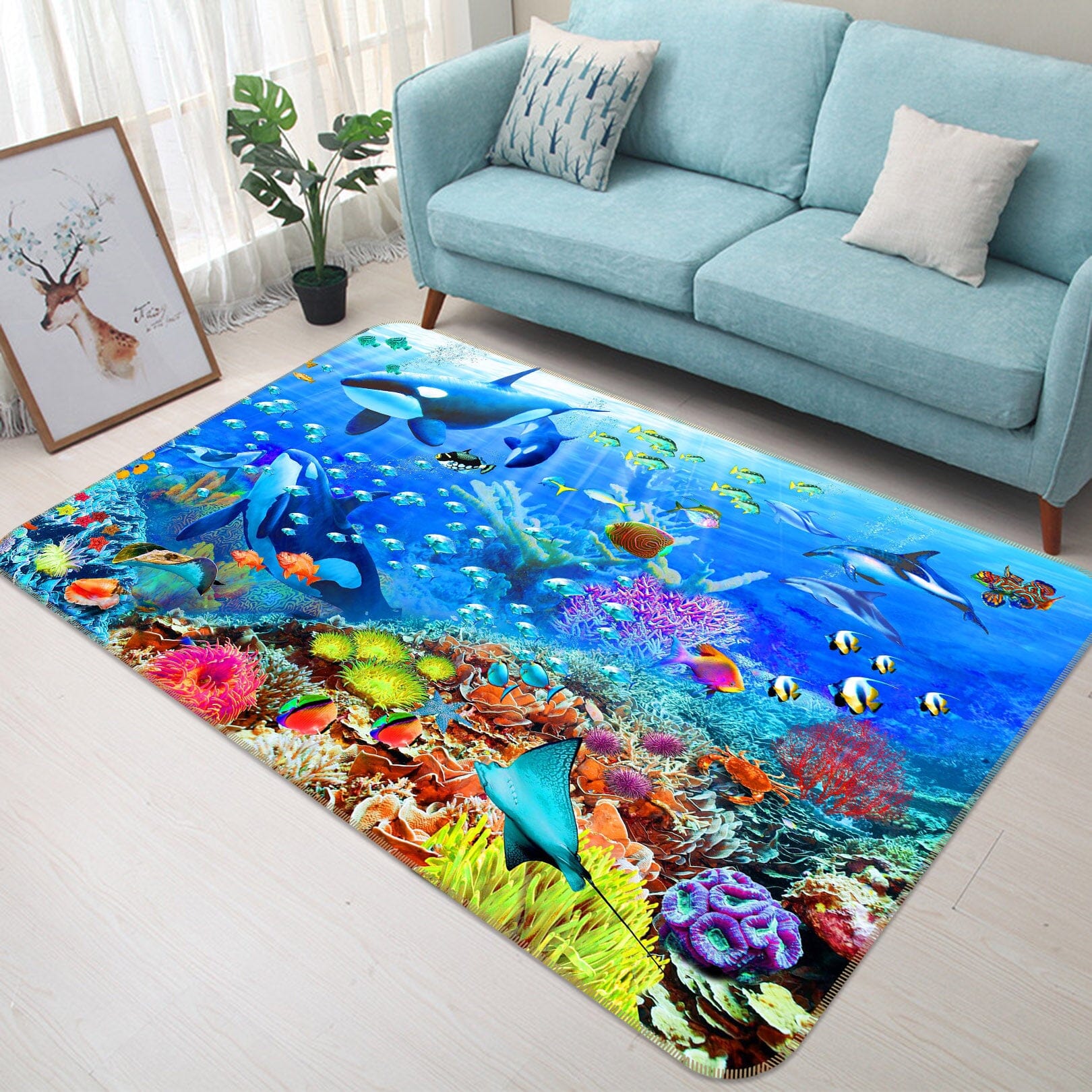 3D The Underwater World 1061 Adrian Chesterman Rug Non Slip Rug Mat Mat AJ Creativity Home 