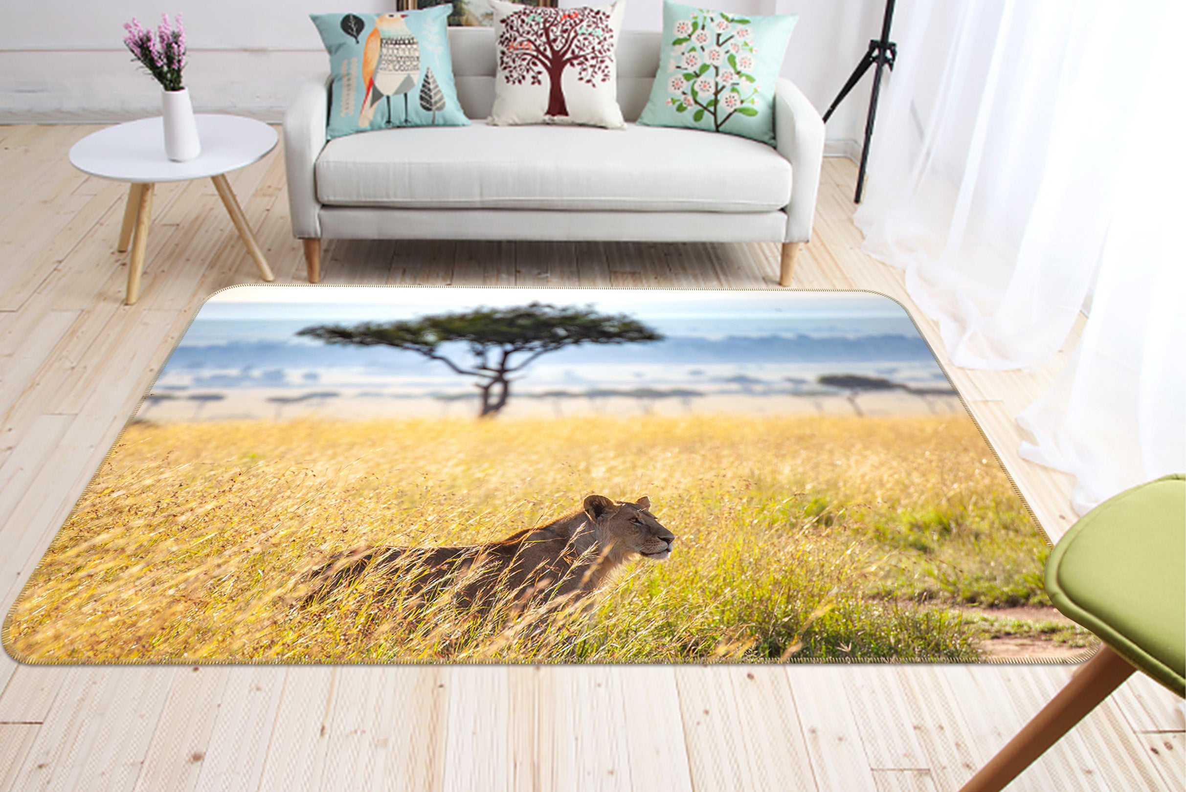 3D Grass Lioness 82146 Animal Non Slip Rug Mat