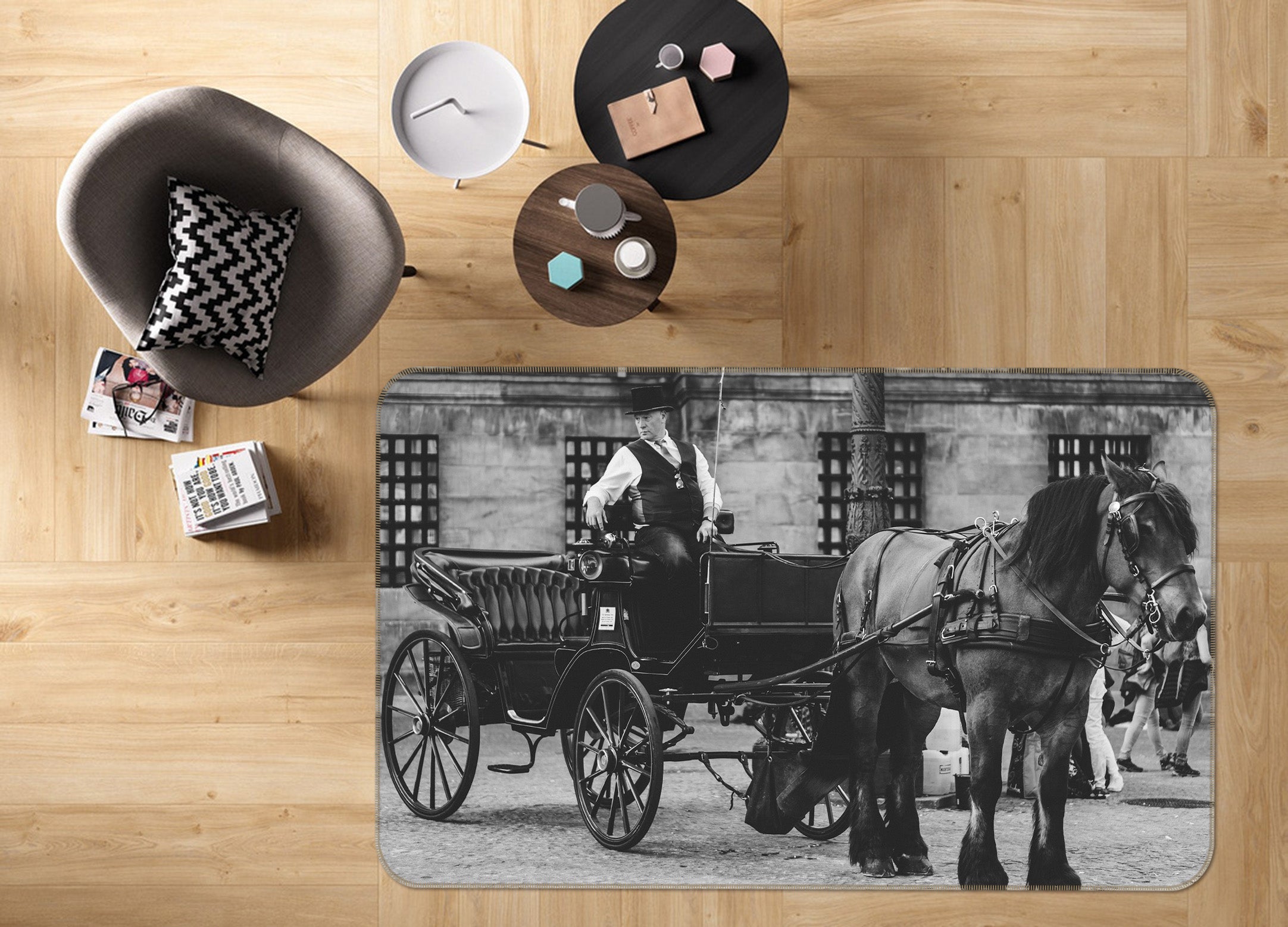3D Carriage 68045 Vehicle Non Slip Rug Mat