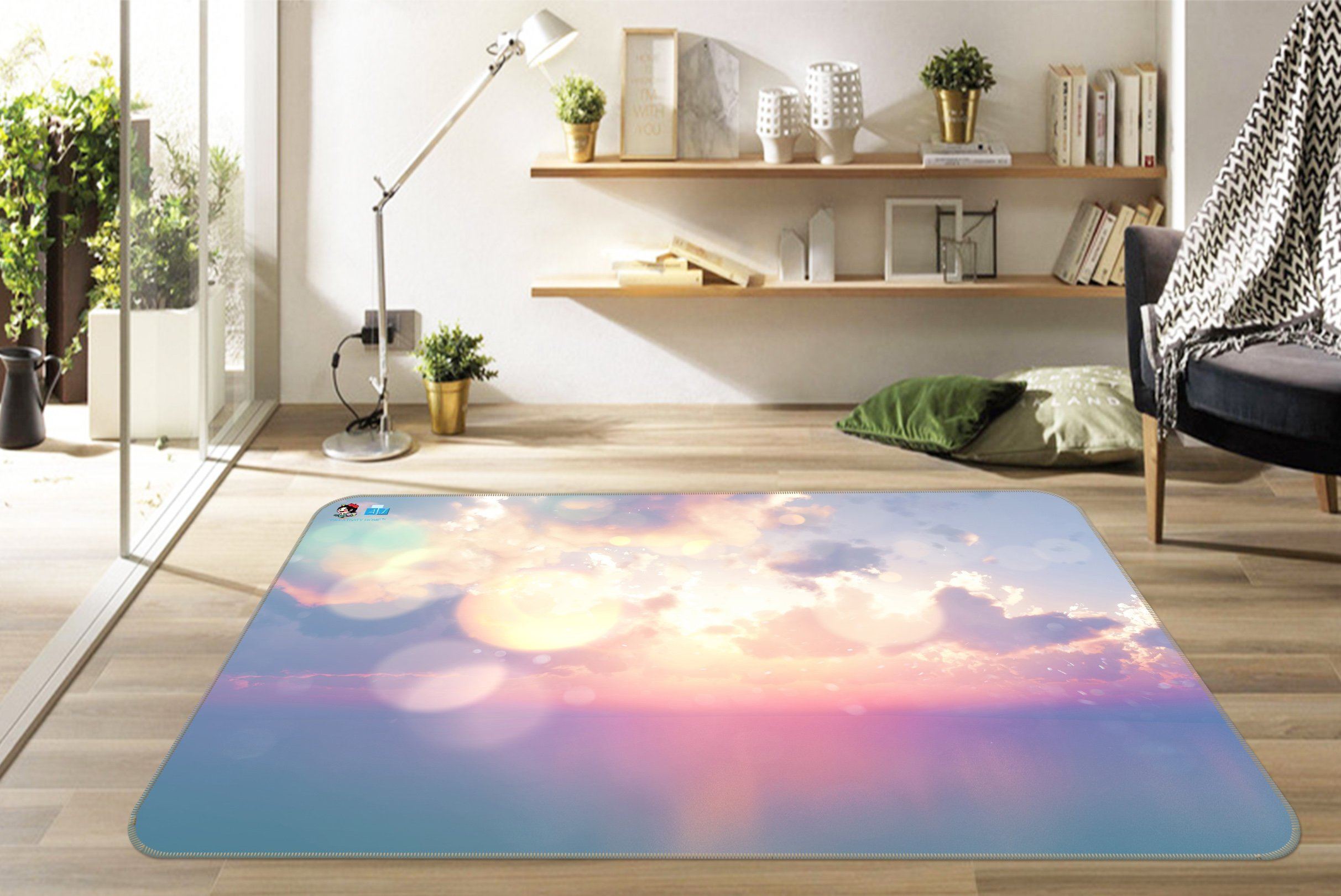 3D Light Gosh 186 Non Slip Rug Mat Mat AJ Creativity Home 