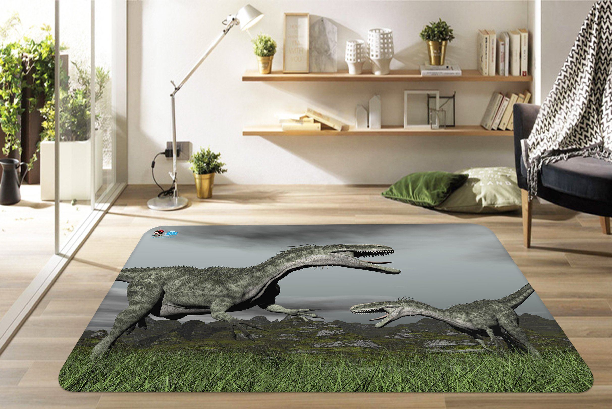 3D Dinosaur 3911 Non Slip Rug Mat Mat AJ Creativity Home 
