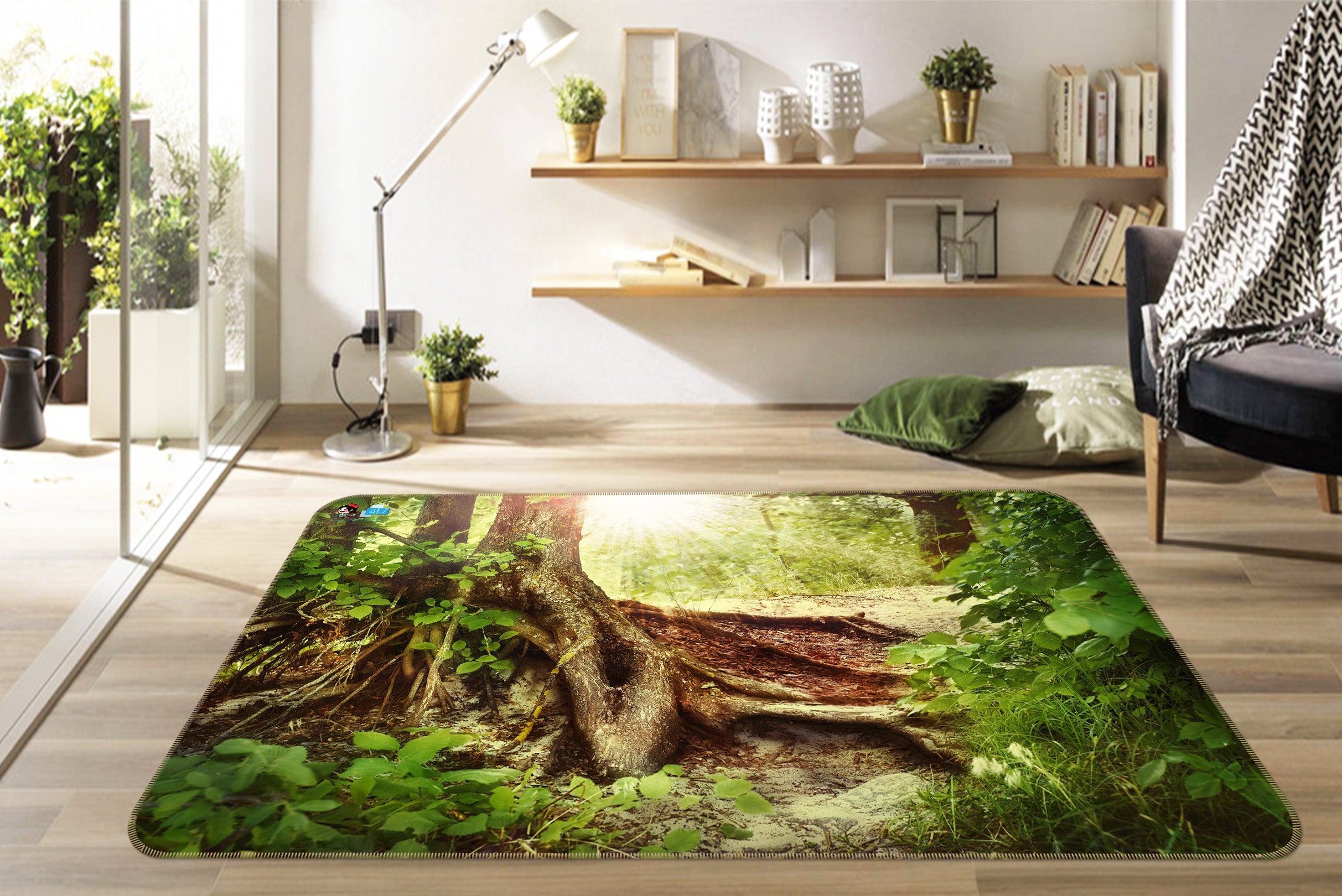 3D Tree 66045 Non Slip Rug Mat