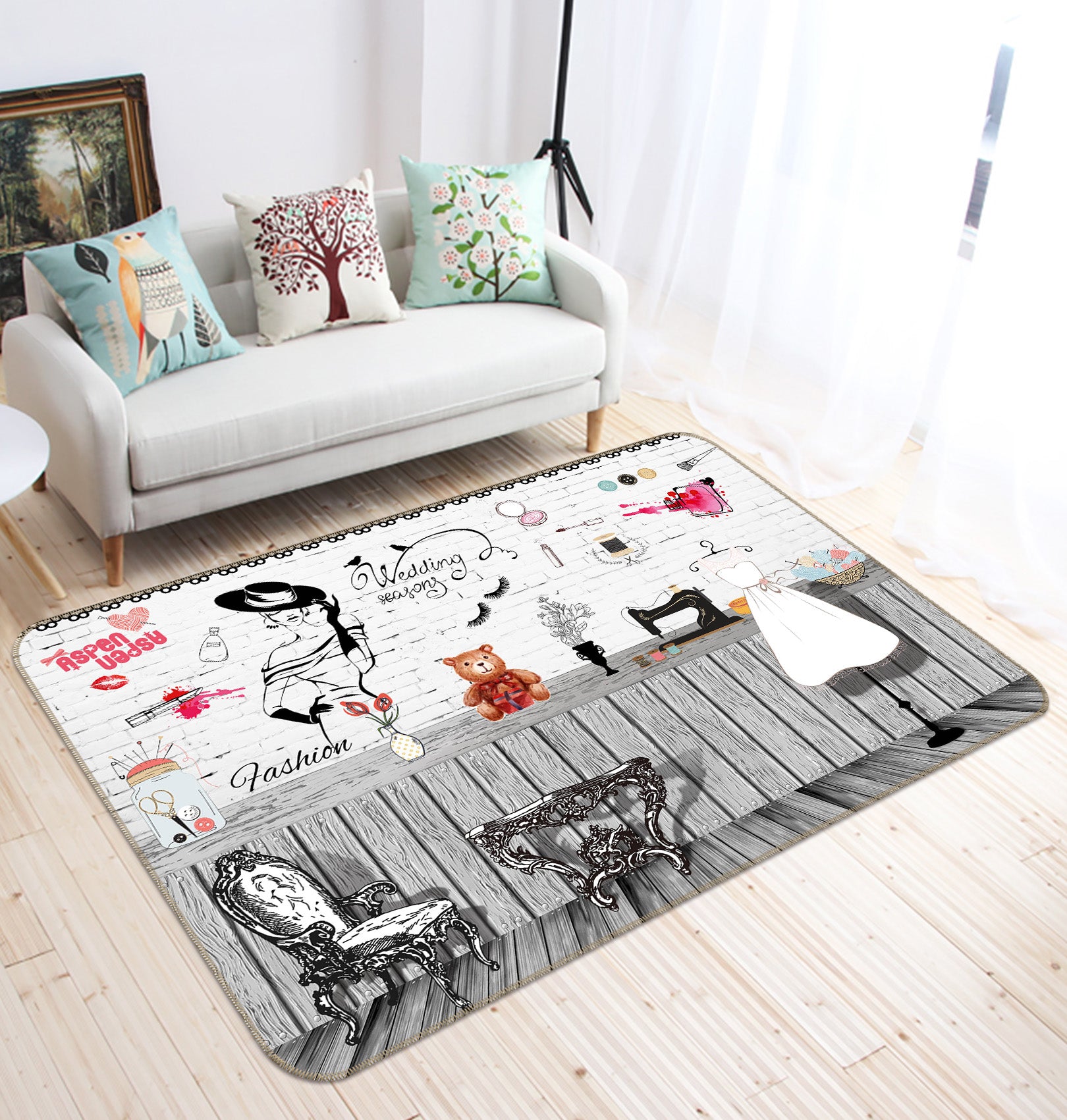 3D Dress Tailor 65113 Non Slip Rug Mat
