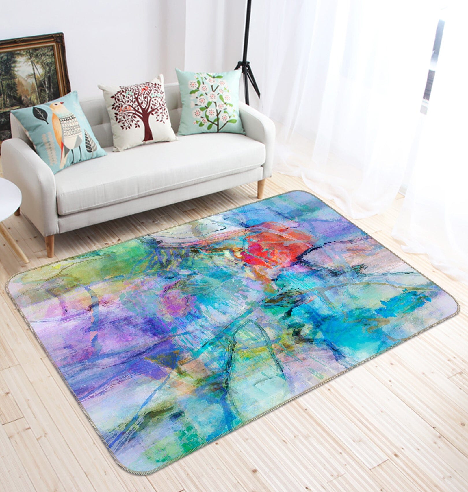 3D Doodle People 121 Michael Tienhaara Rug Non Slip Rug Mat Mat AJ Creativity Home 