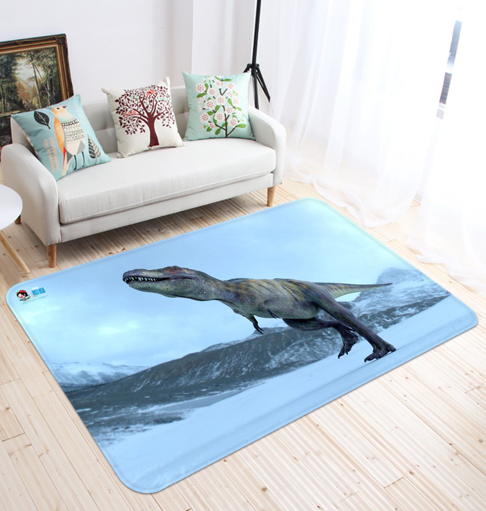 3D Dinosaur 3783 Non Slip Rug Mat Mat AJ Creativity Home 