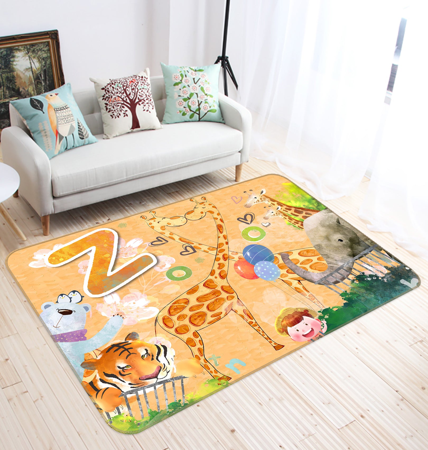 3D Zoo 77024 Non Slip Rug Mat