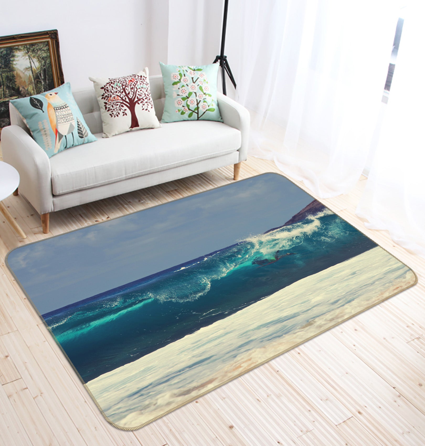 3D Waves 36030 Non Slip Rug Mat