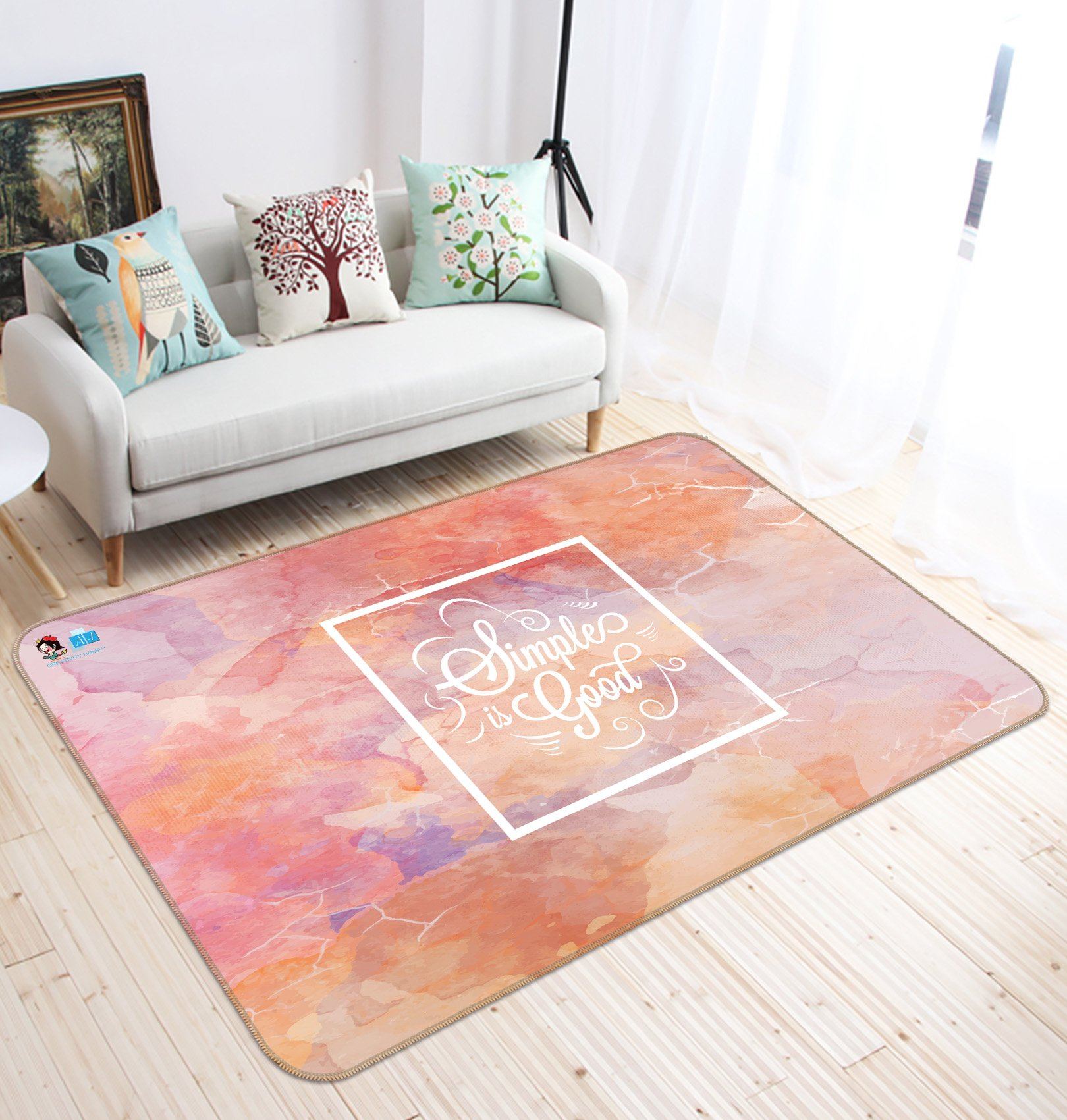 3D Powder Box 250 Non Slip Rug Mat Mat AJ Creativity Home 