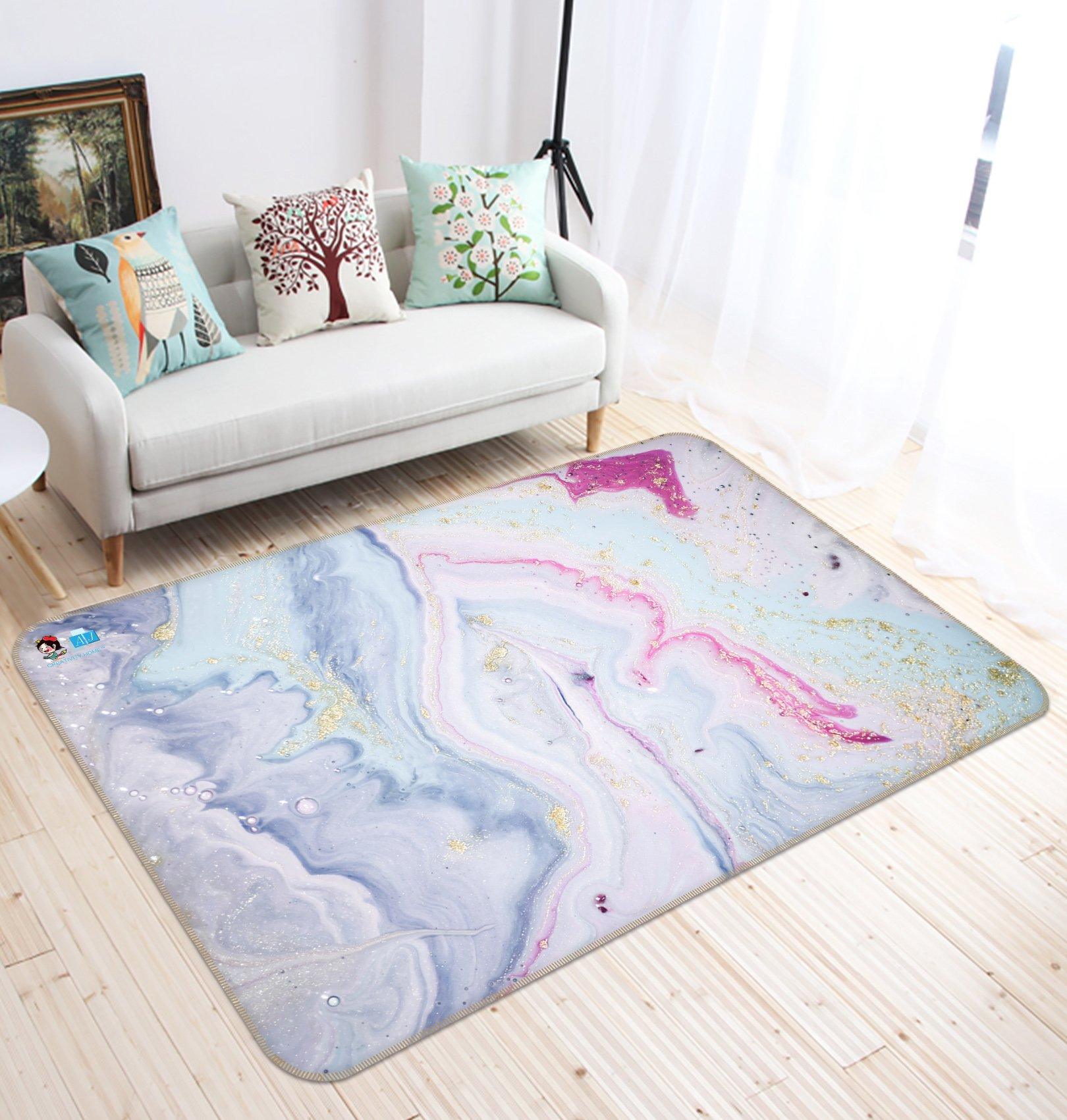 3D Layered Wave Painting 66 Non Slip Rug Mat Mat AJ Creativity Home 