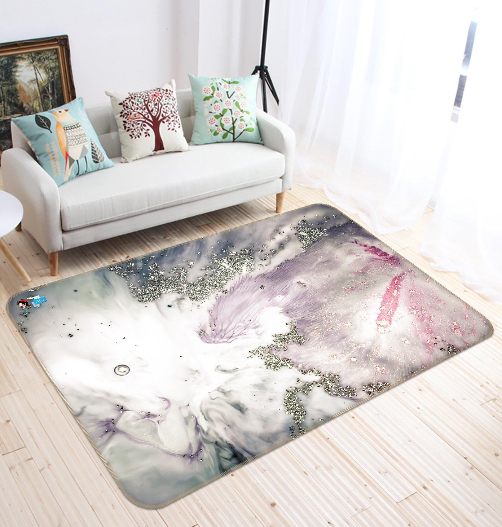 3D Pink Purple Pattern 6249 Non Slip Rug Mat Mat AJ Creativity Home 