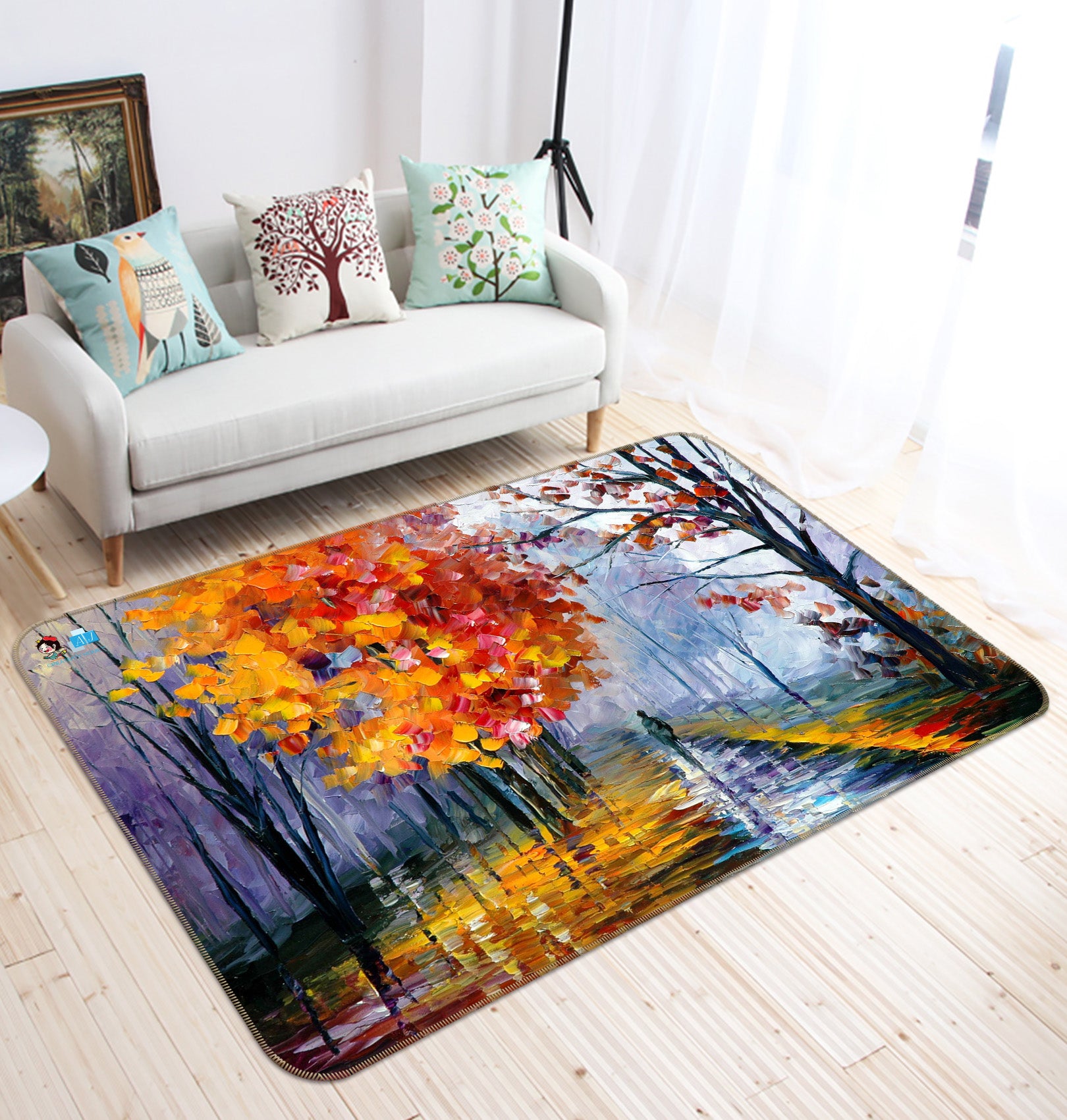 3D Tree 66126 Non Slip Rug Mat