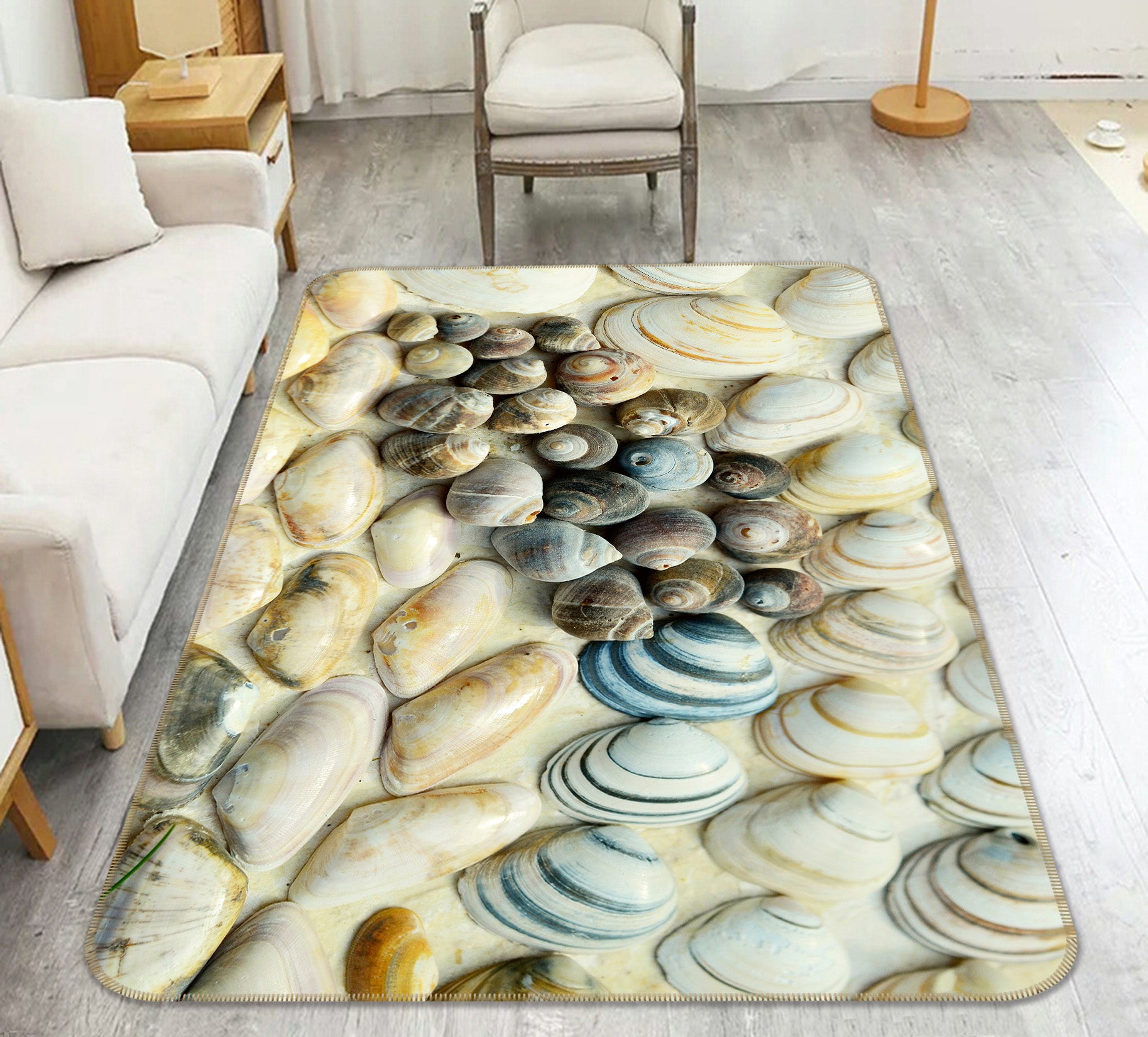 3D Shell 65030 Non Slip Rug Mat