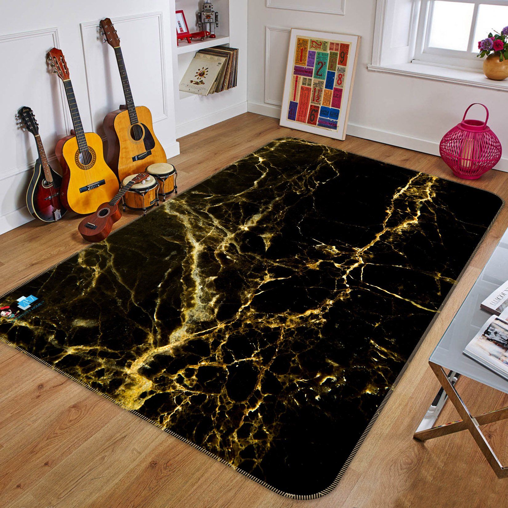 3D Marble 2563 Non Slip Rug Mat Mat AJ Creativity Home 