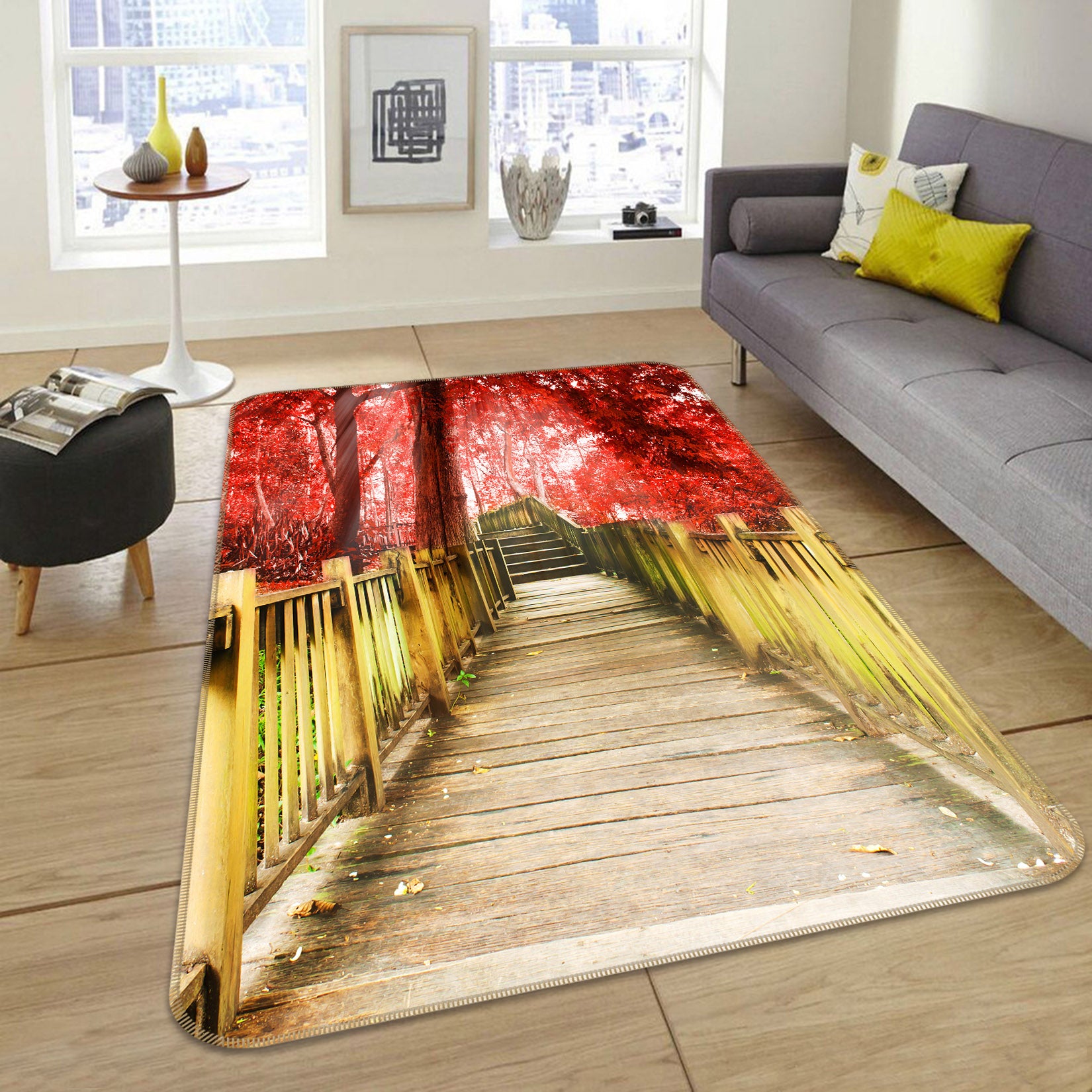 3D Bridge Gallery 26030 Non Slip Rug Mat
