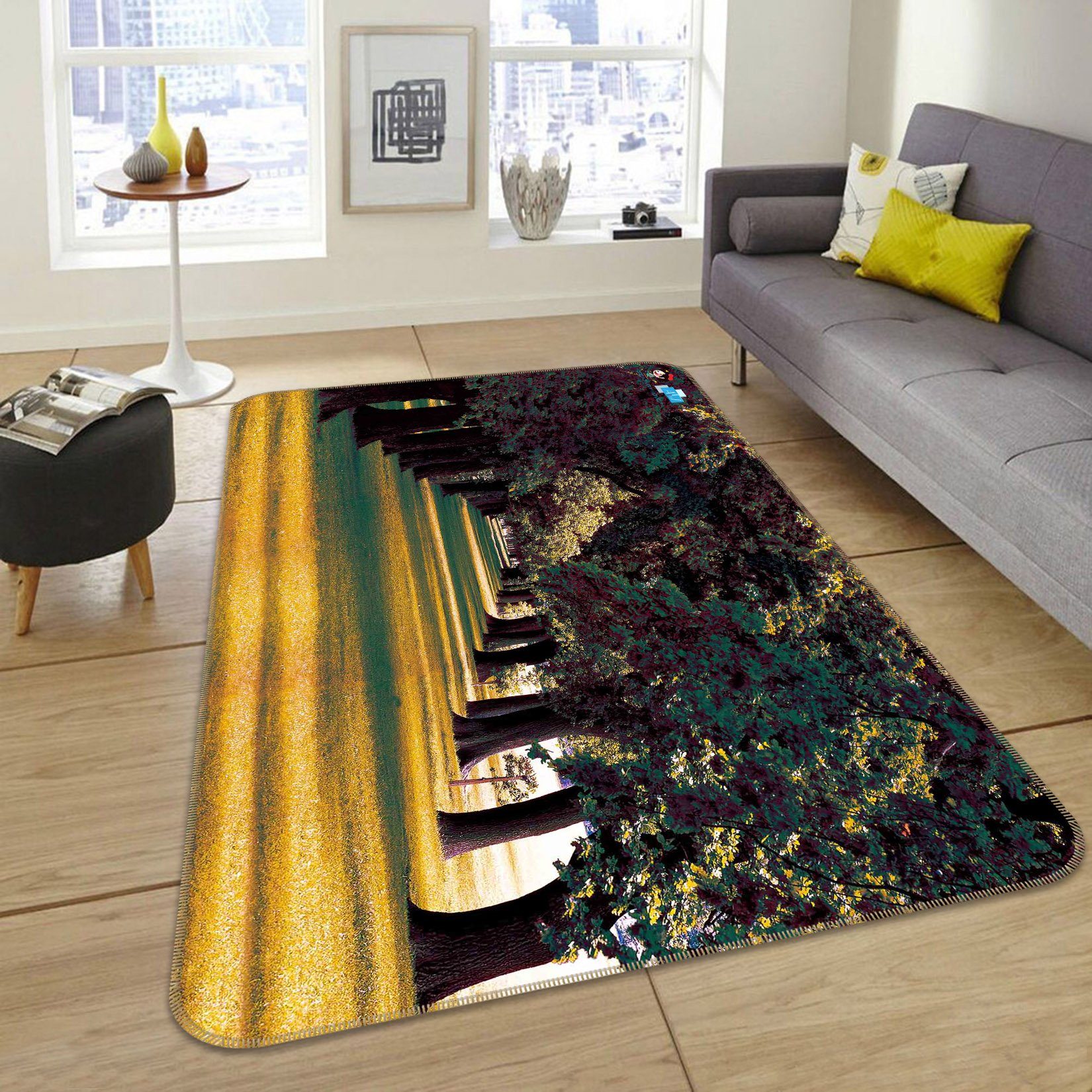 3D Sprinkle Sunlight 384 Non Slip Rug Mat Mat AJ Creativity Home 