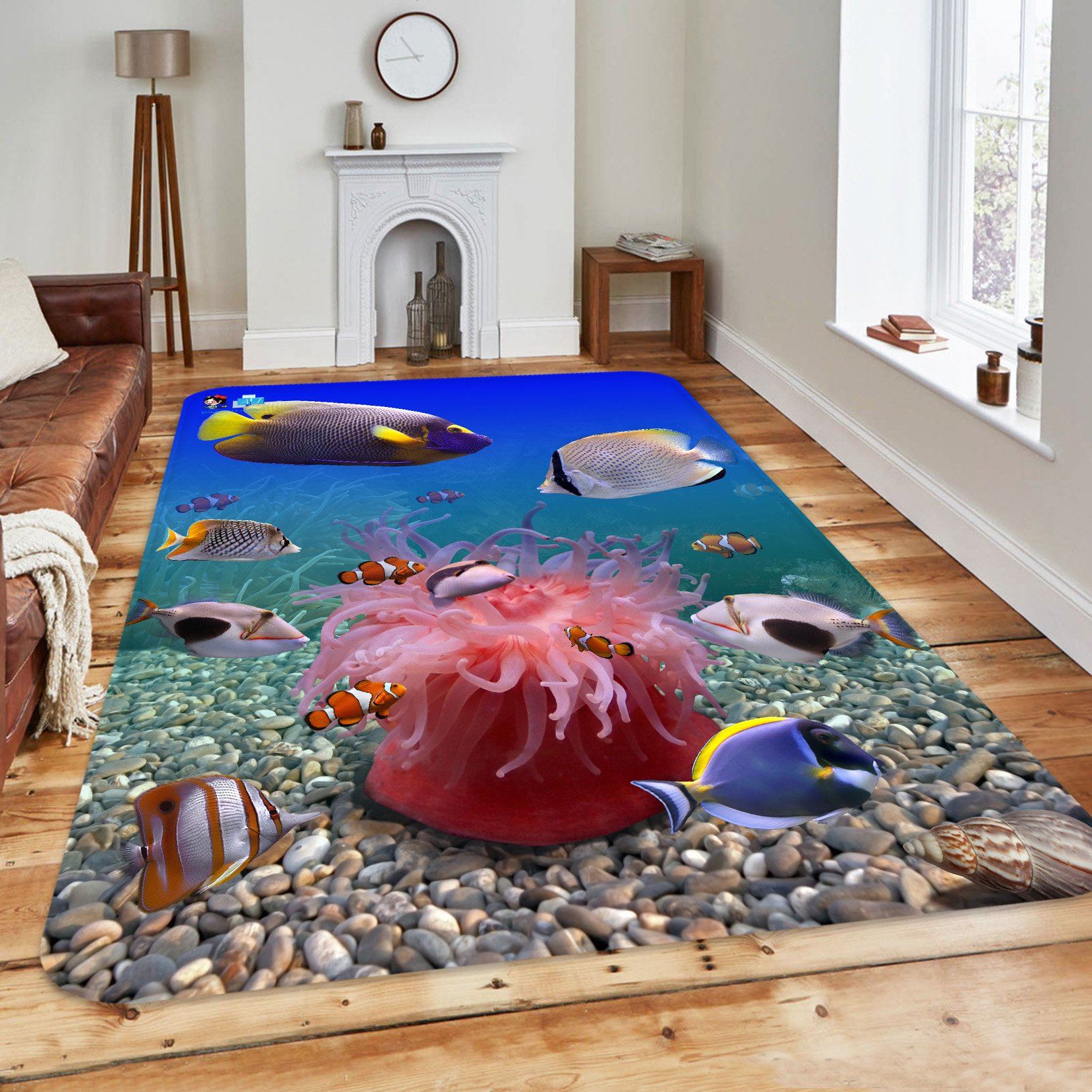 3D Seabed 8324 Non Slip Rug Mat Mat AJ Creativity Home 