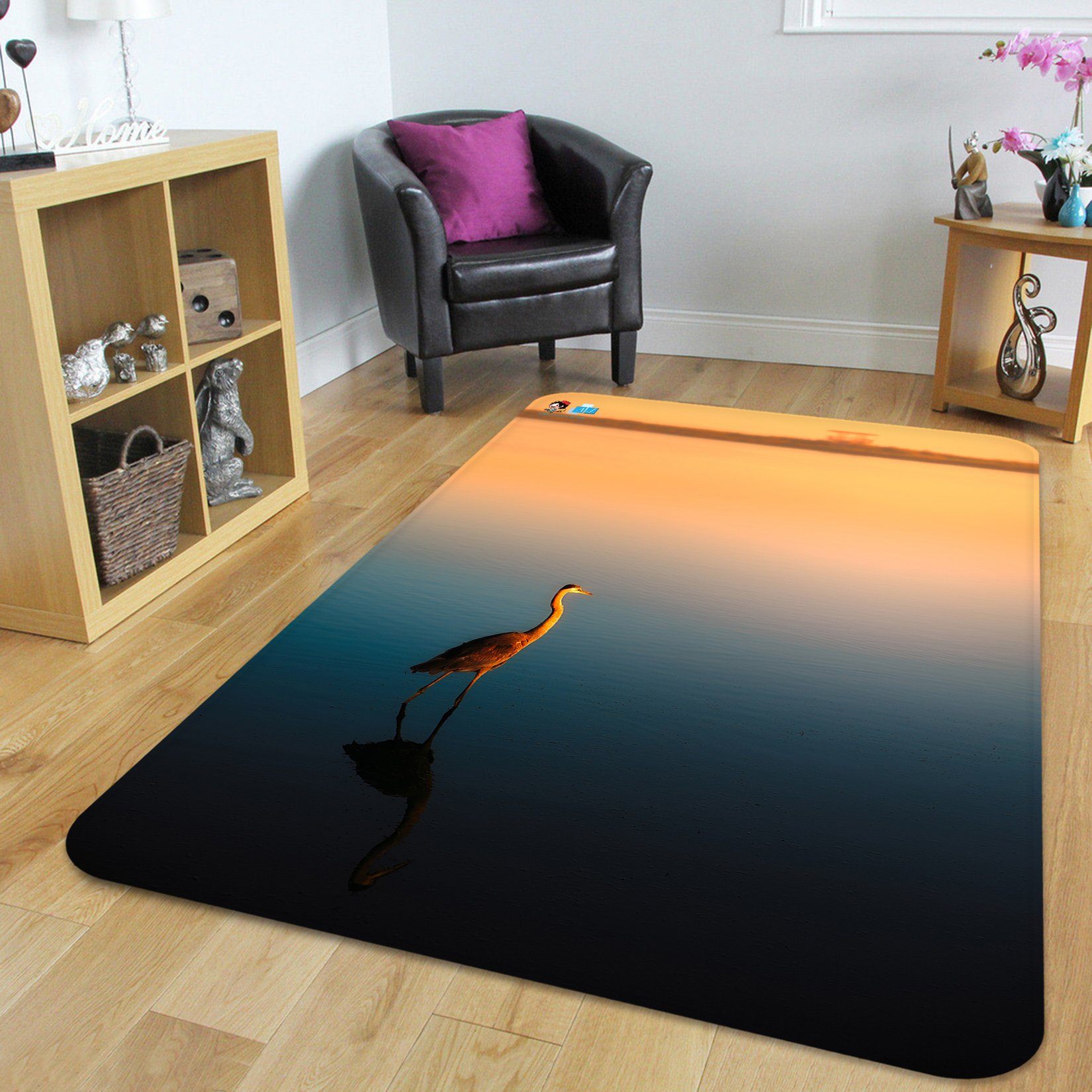 3D Red-crowned Crane 246 Non Slip Rug Mat Mat AJ Creativity Home 