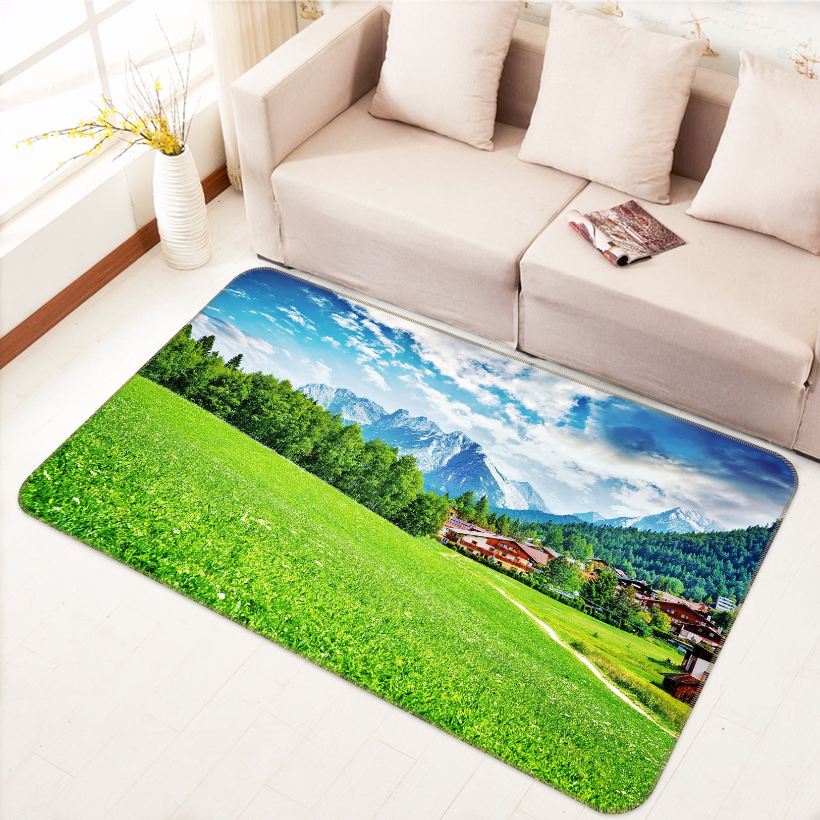 3D Grass 77131 Non Slip Rug Mat