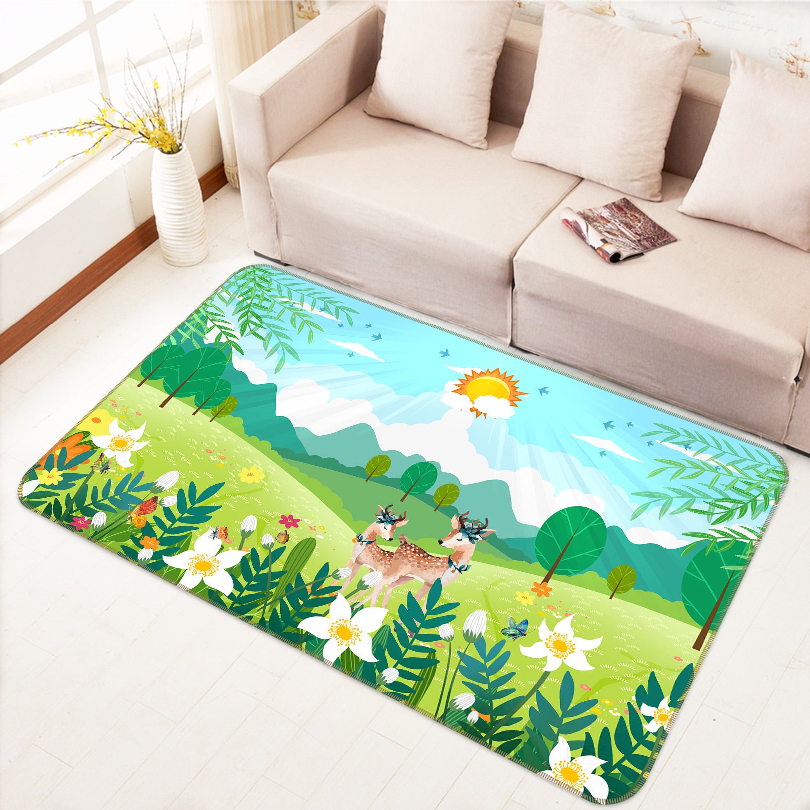 3D Grass 77060 Non Slip Rug Mat