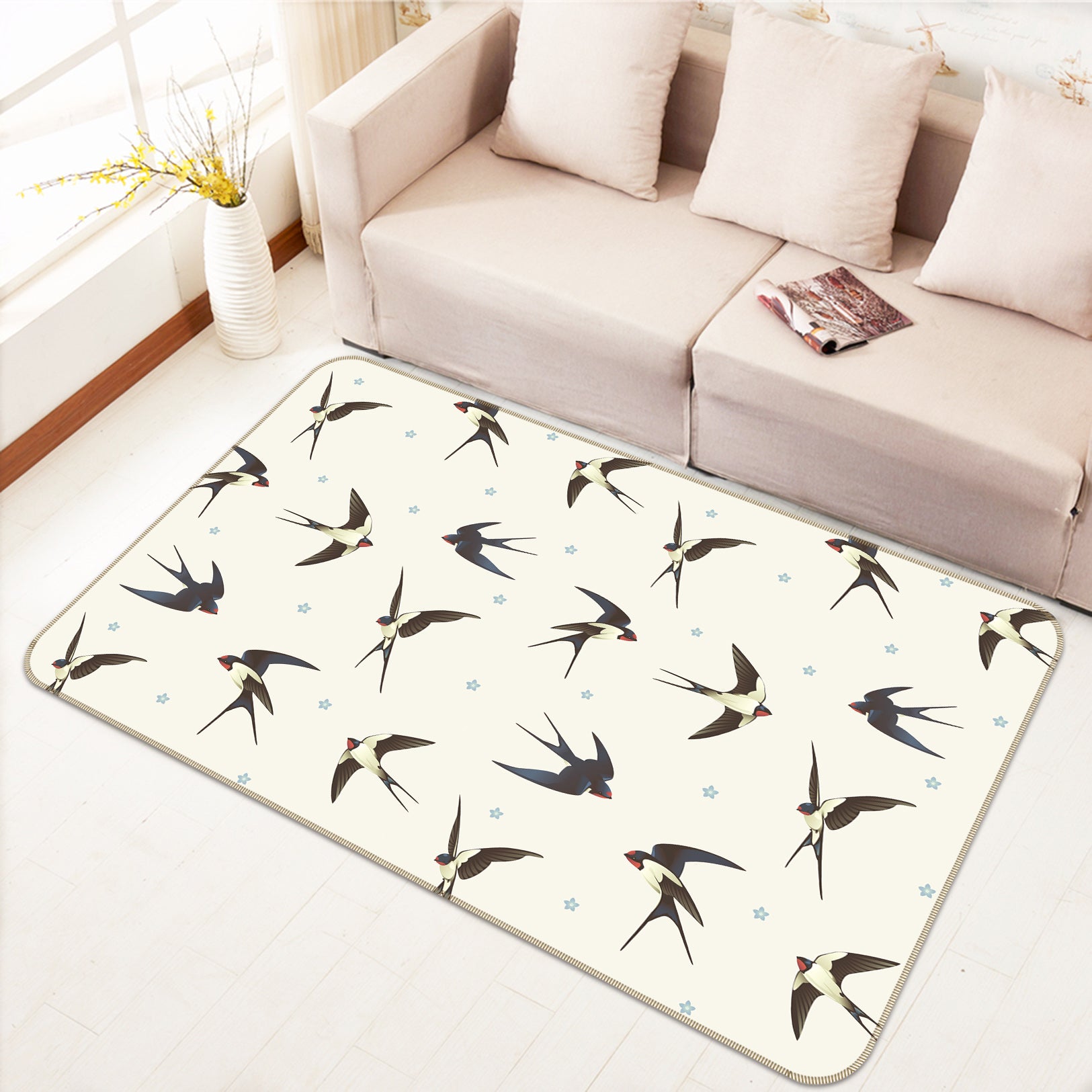 3D Swallow 35003 Non Slip Rug Mat