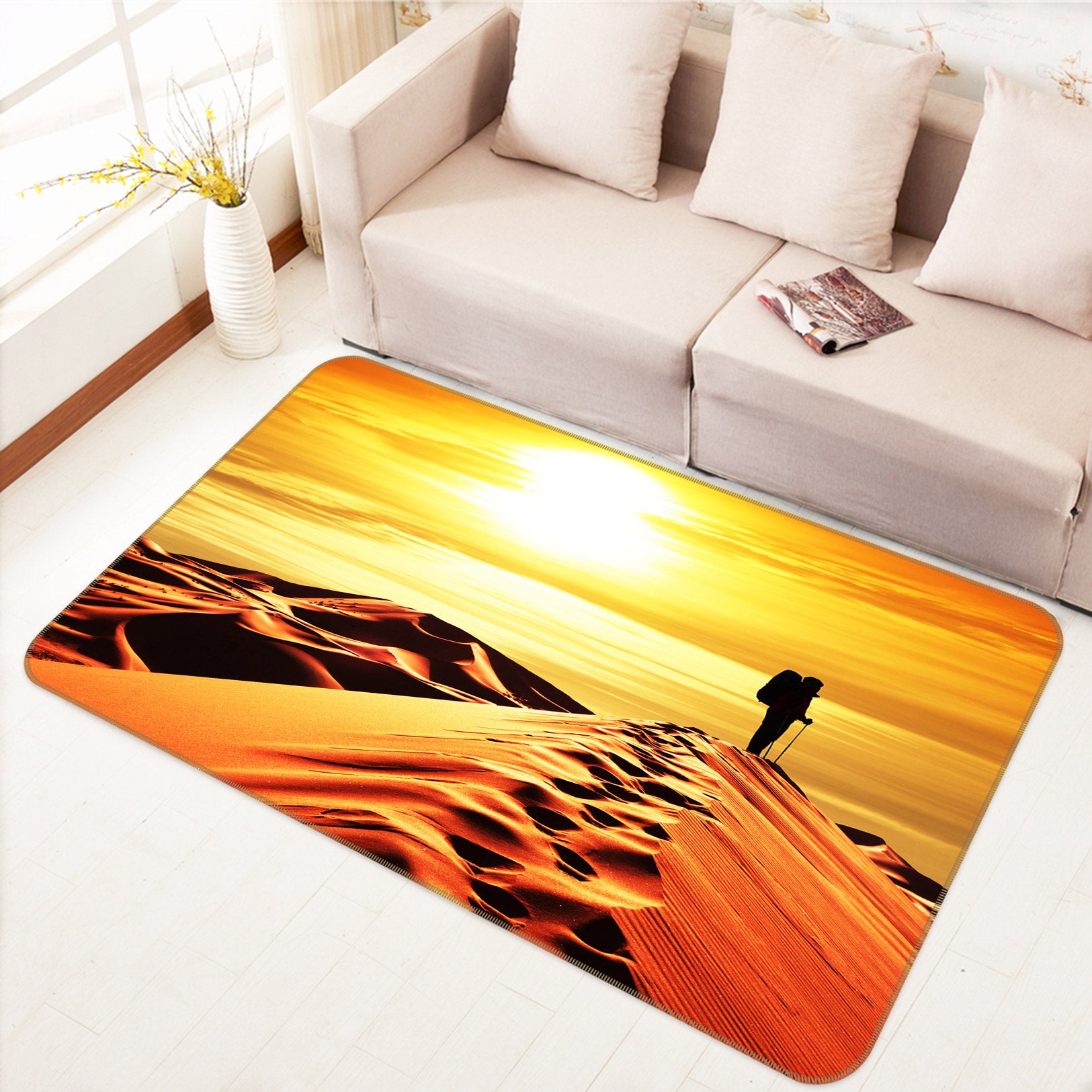 3D Desert 75143 Non Slip Rug Mat