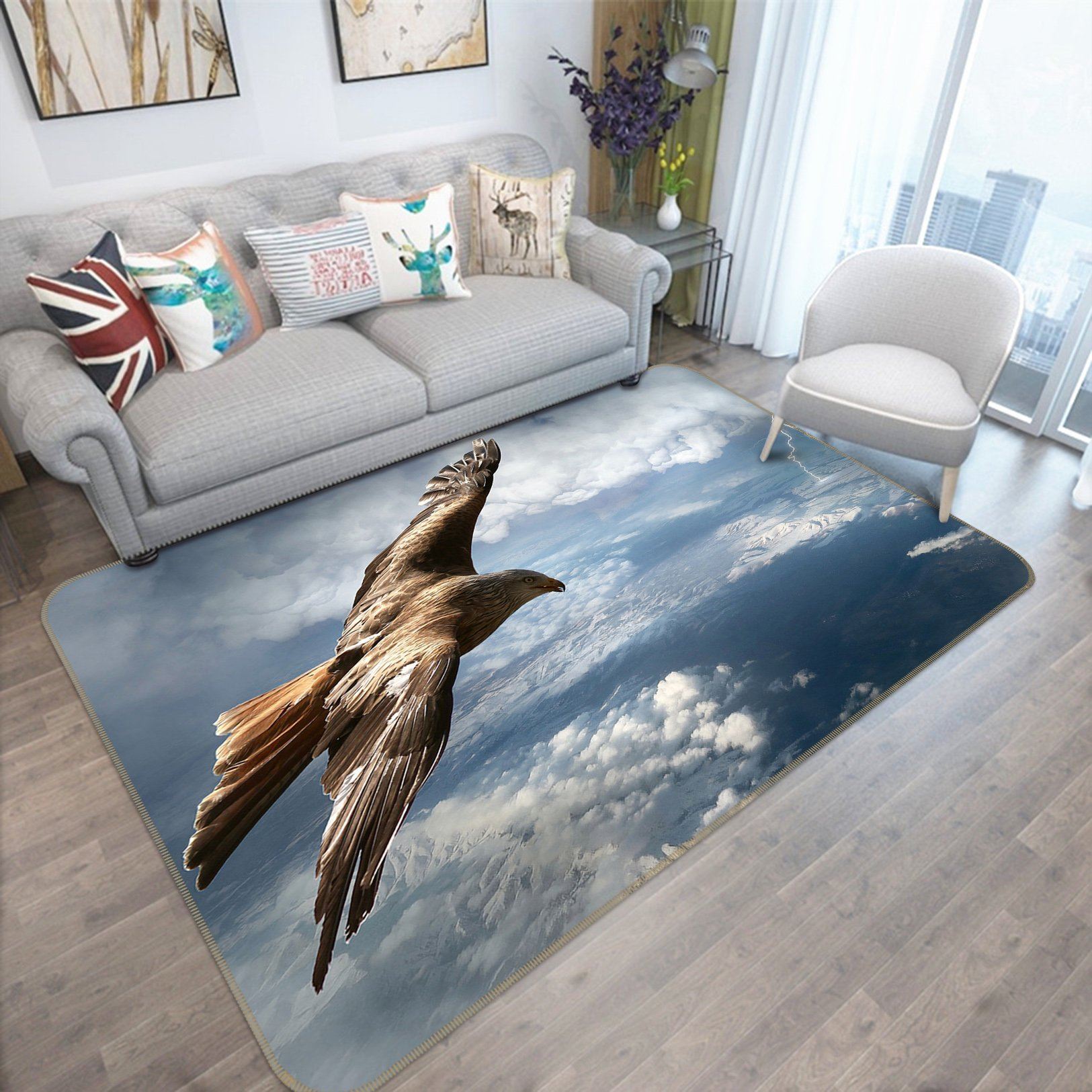 3D Sea Bird 215 Animal Non Slip Rug Mat Mat AJ Creativity Home 