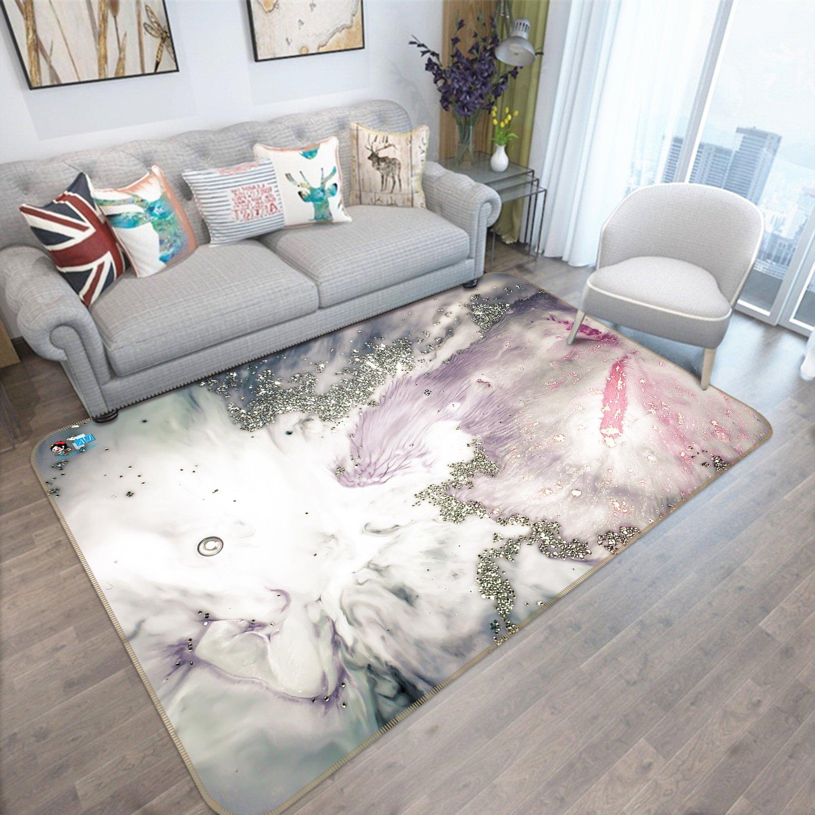 3D Pink Purple Pattern 6249 Non Slip Rug Mat Mat AJ Creativity Home 