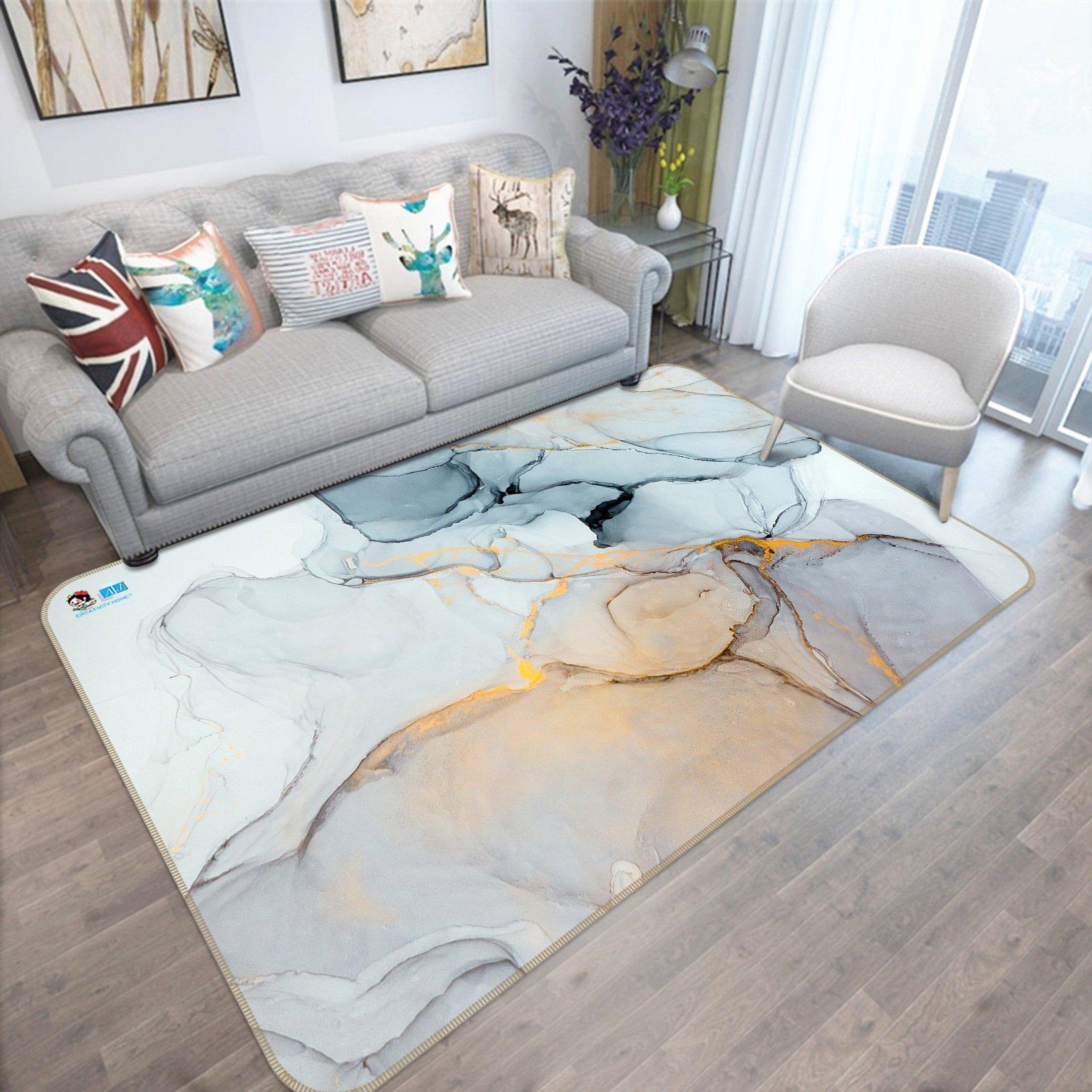 3D Orange Pattern 1584 Non Slip Rug Mat Mat AJ Creativity Home 