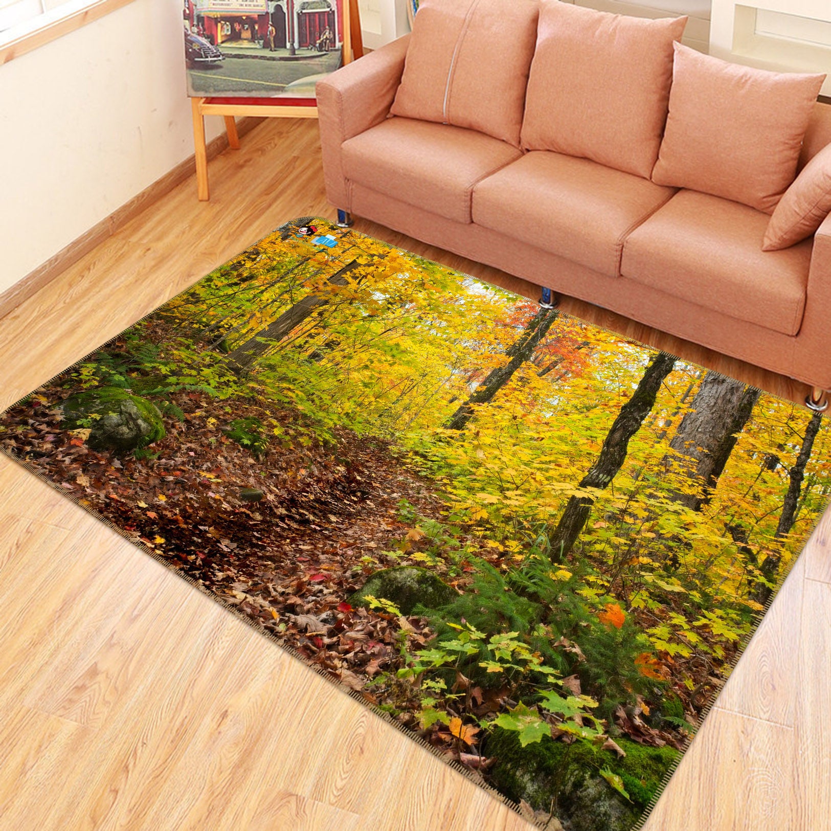 3D Forest 62035 Kathy Barefield Rug Non Slip Rug Mat