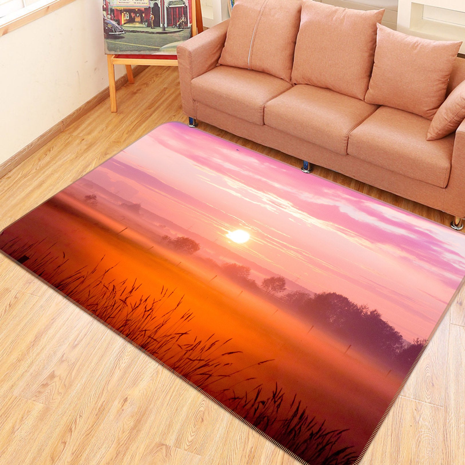 3D Paddy 35038 Non Slip Rug Mat
