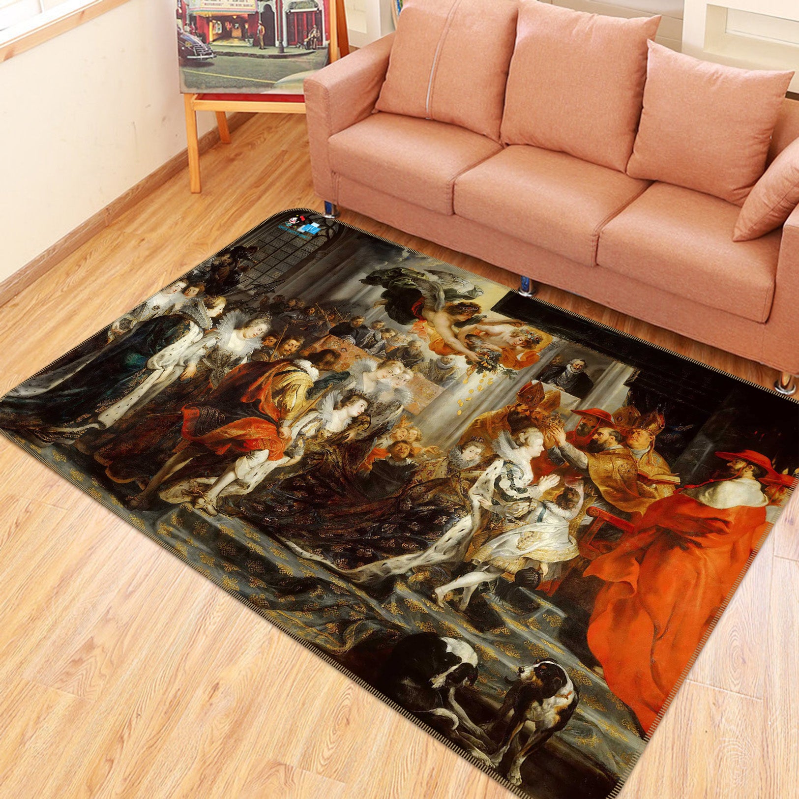 3D People Group 66108 Non Slip Rug Mat