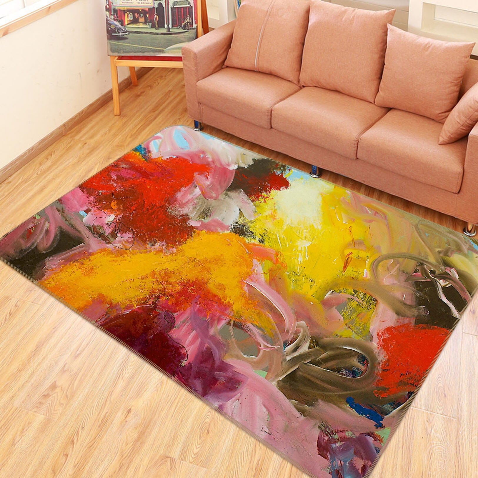 3D Sunny Garden 1035 Allan P. Friedlander Rug Non Slip Rug Mat Mat AJ Creativity Home 