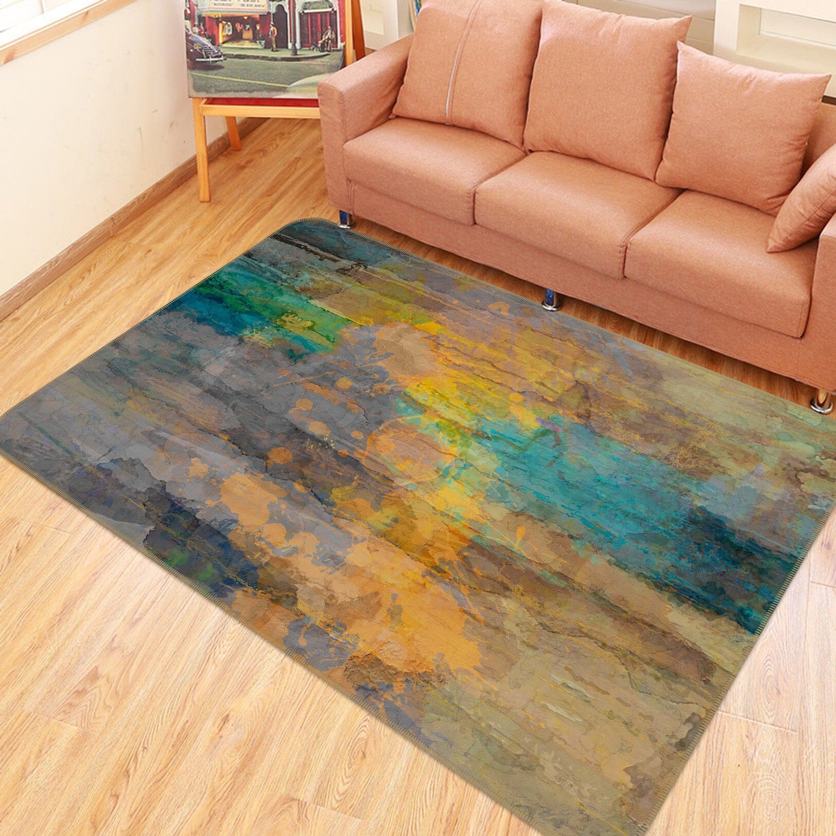 3D Graffiti 125 Michael Tienhaara Rug Non Slip Rug Mat Mat AJ Creativity Home 