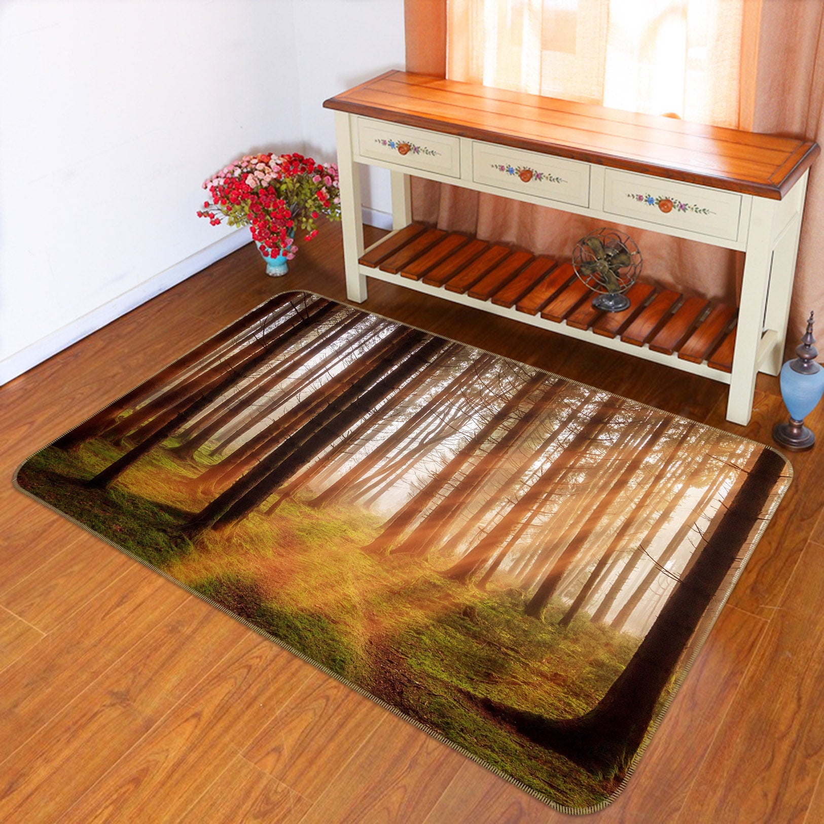 3D Forest 36137 Non Slip Rug Mat